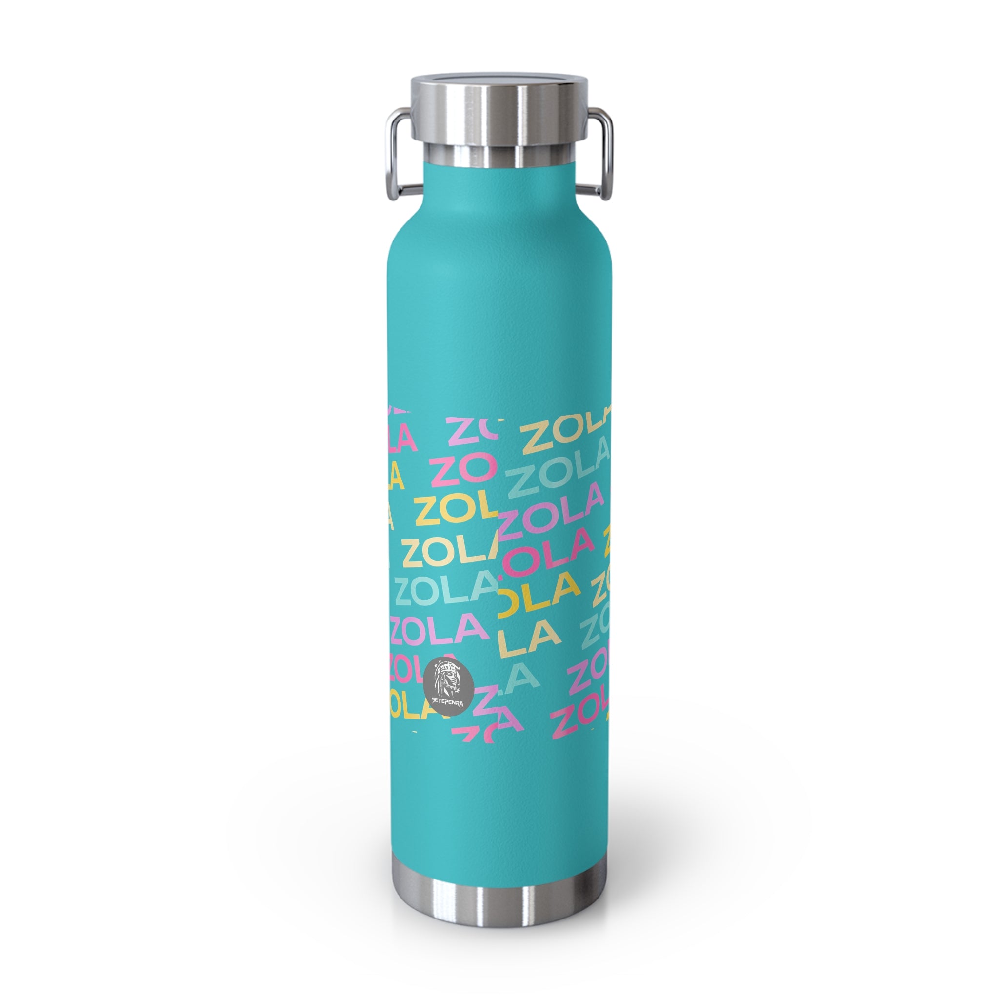 Zola Copper Vacuum Insulated Bottle, 22oz SETEPENRA Mug.