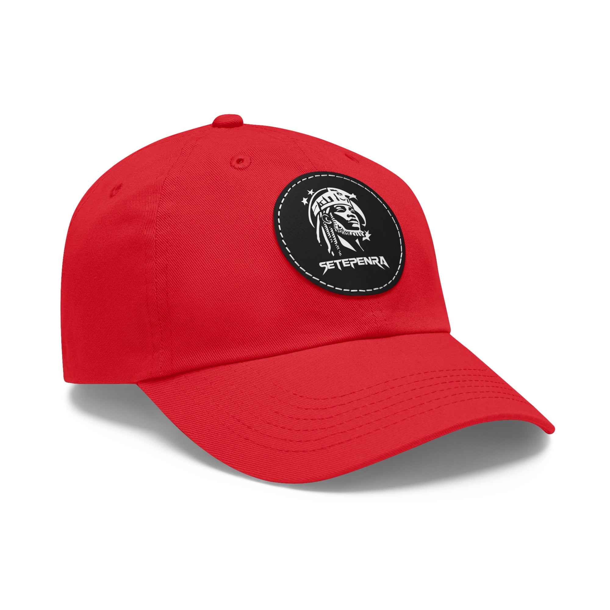 SETEPENRA Dad Hat with Leather Patch (Round)