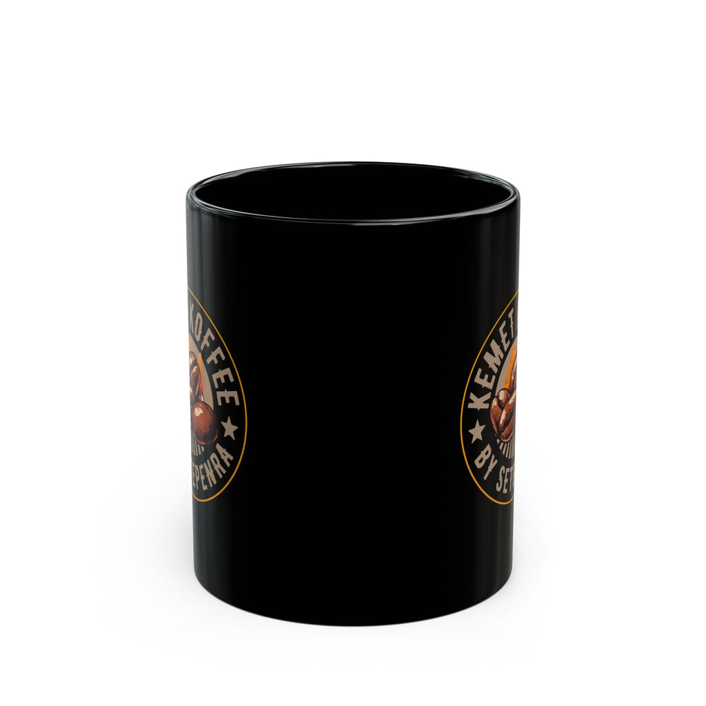 Kemet Koffee By Setepenra Black Mug (11oz, 15oz)
