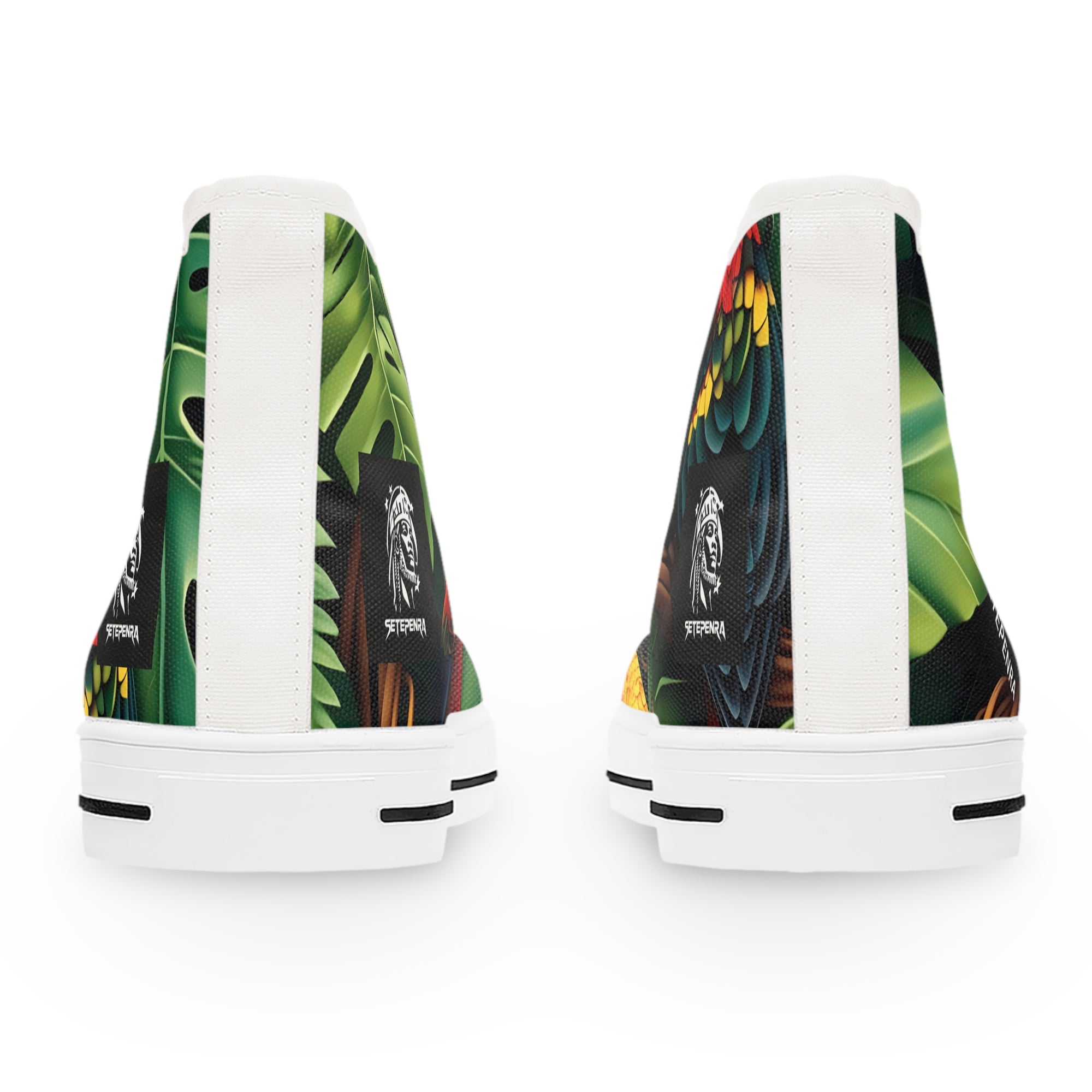Tri-Parrot Women's High Top Sneakers SETEPENRA Shoes.