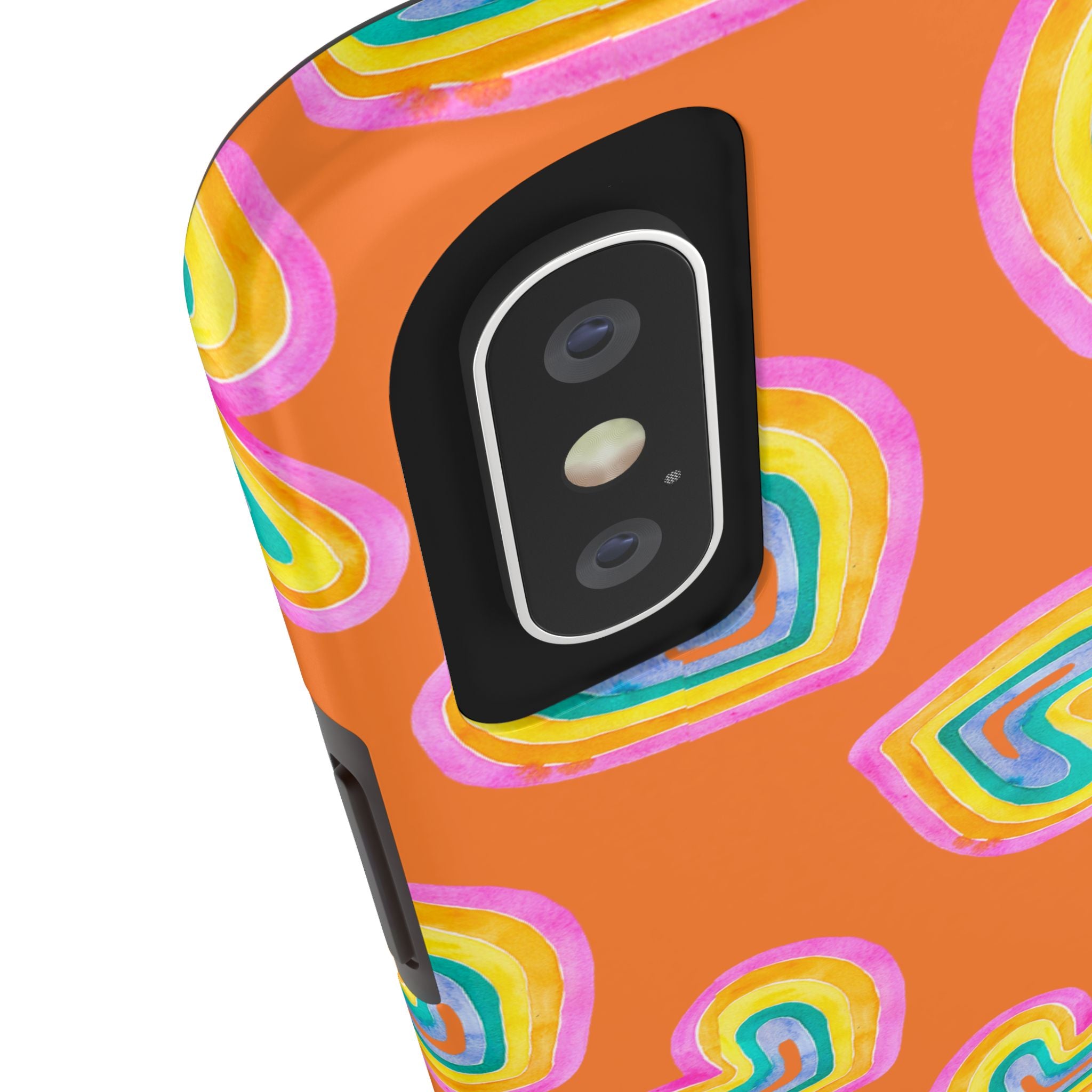 Rainbow Heart Tough Phone Case (For iPhone, Galaxy & More) - Crusta