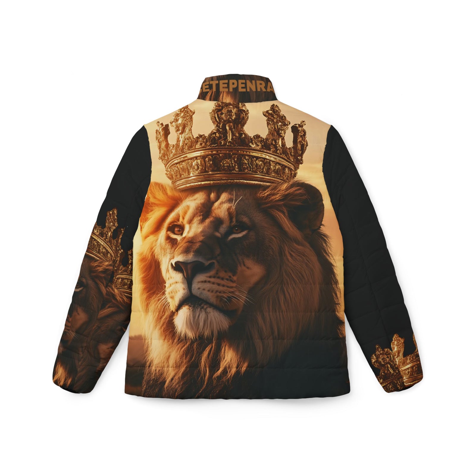 Season Of The Lion Women’s Puffer Jacket SETEPENRA All Over Prints.