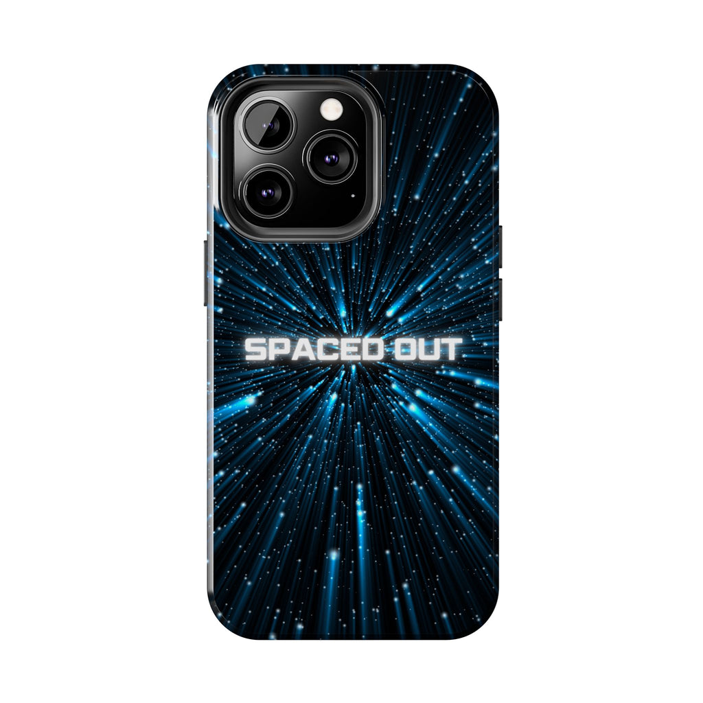 Spaced Out Tough Phone Case — Cosmic Space Warp Protective Cover