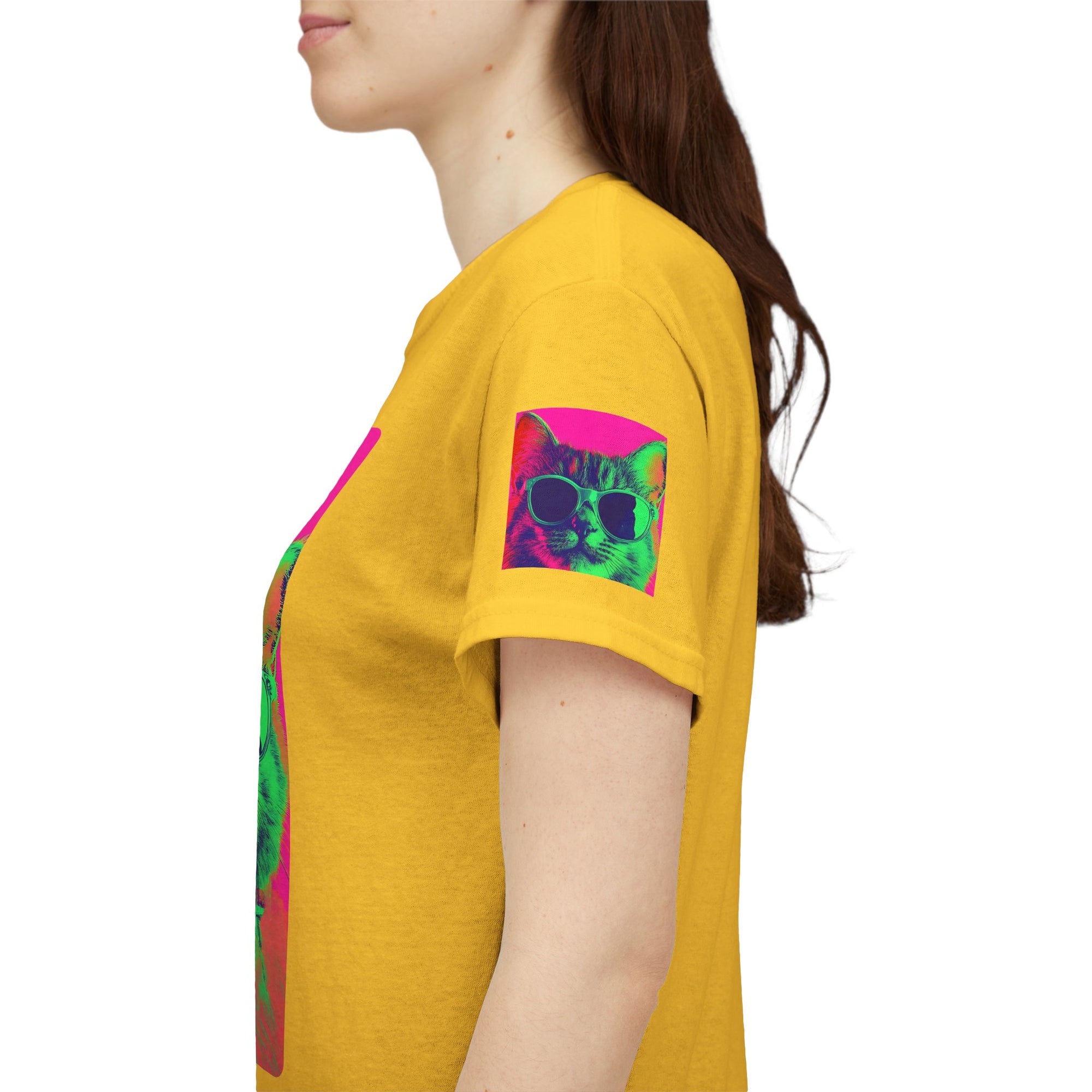 Cool Cat (Whiskers 1) Unisex Heavy Cotton Tee