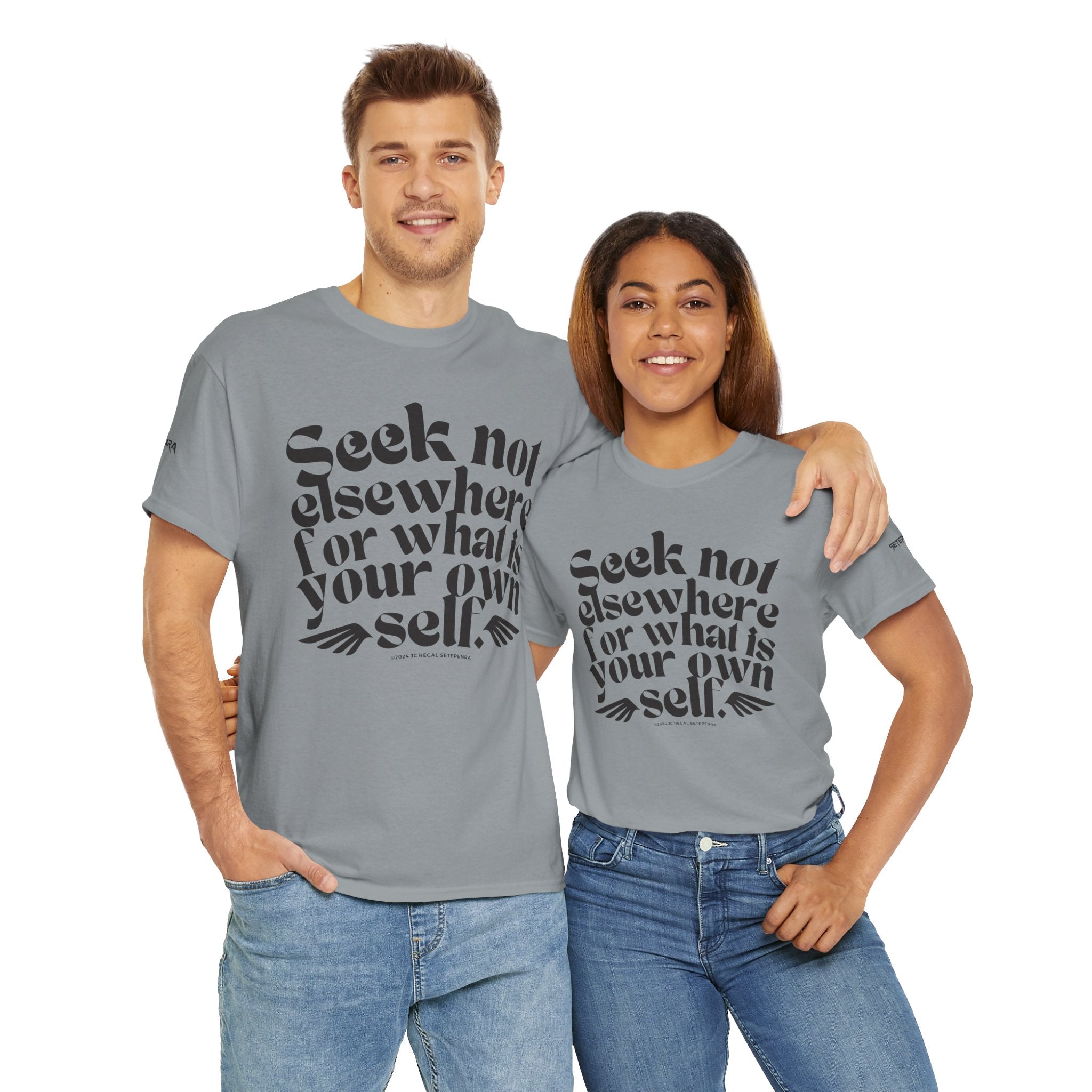 Seek Not Elsewhere Unisex Heavy Cotton Tee