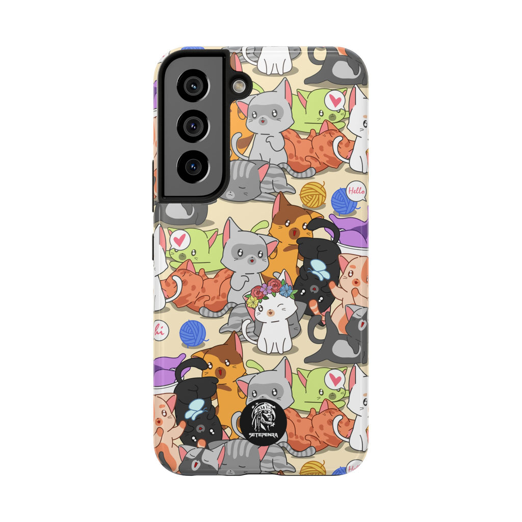 Cats A Lot Tough Phone Case (For iPhone, Galaxy & More)