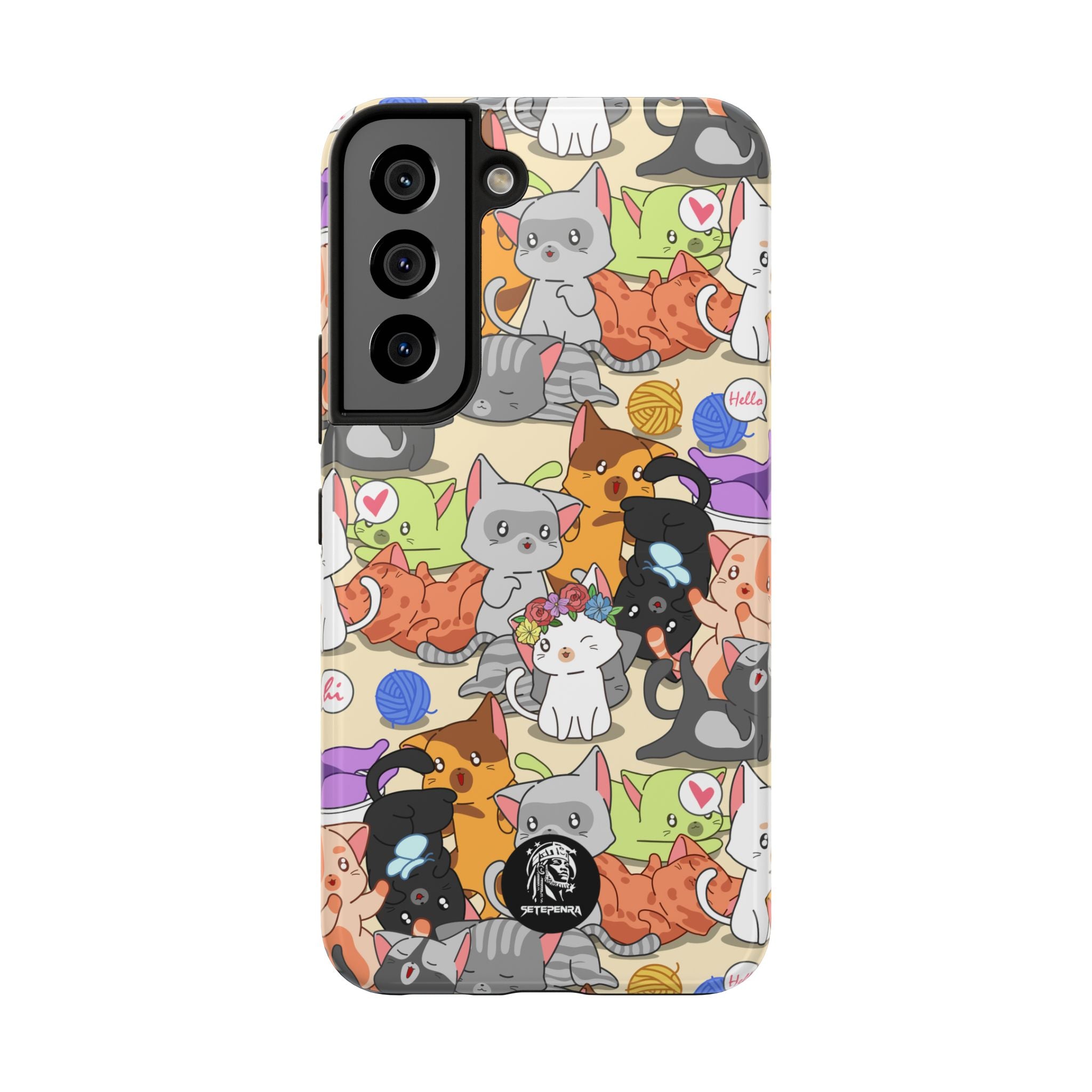 Cats A Lot Tough Phone Case (For iPhone, Galaxy & More)