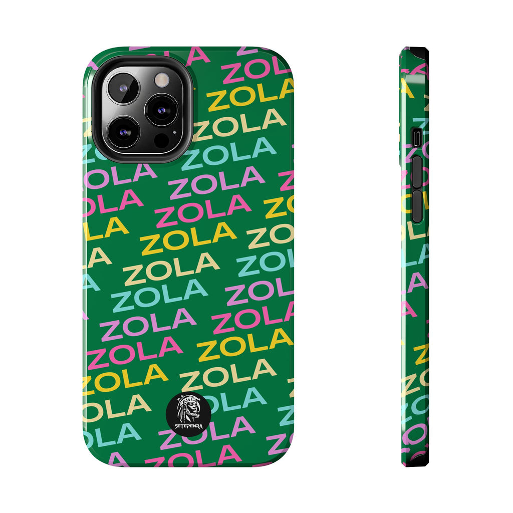 Zola Tough Phone Case (For iPhone, Galaxy & More) - Dark Green SETEPENRA Phone Case.