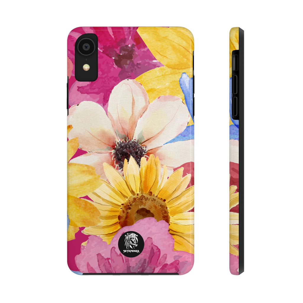 Watercolor Flowers Tough Phone Case (For iPhone, Galaxy & More) SETEPENRA Phone Case.