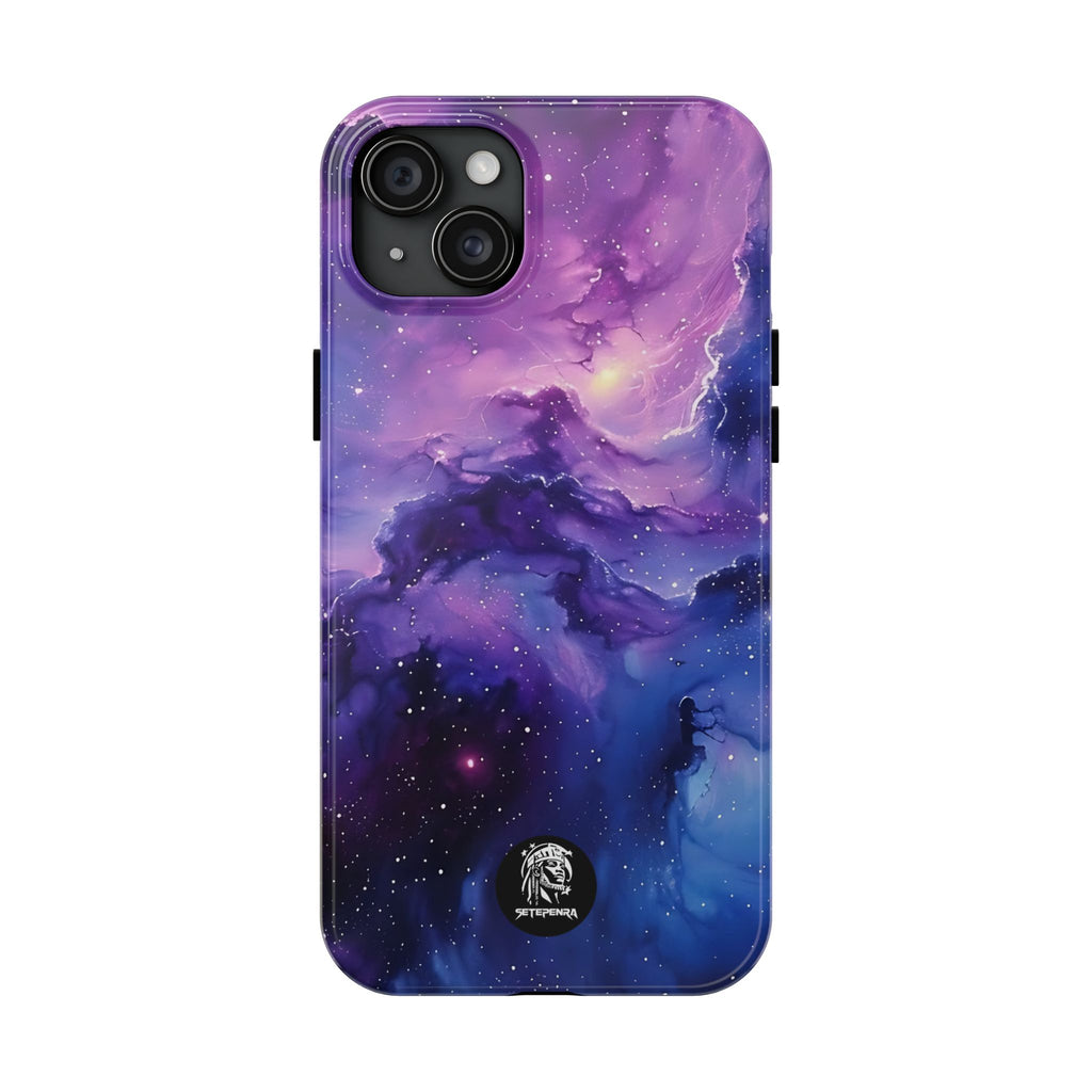 Purple Cosmos Tough Phone Case (For iPhone, Galaxy & More)