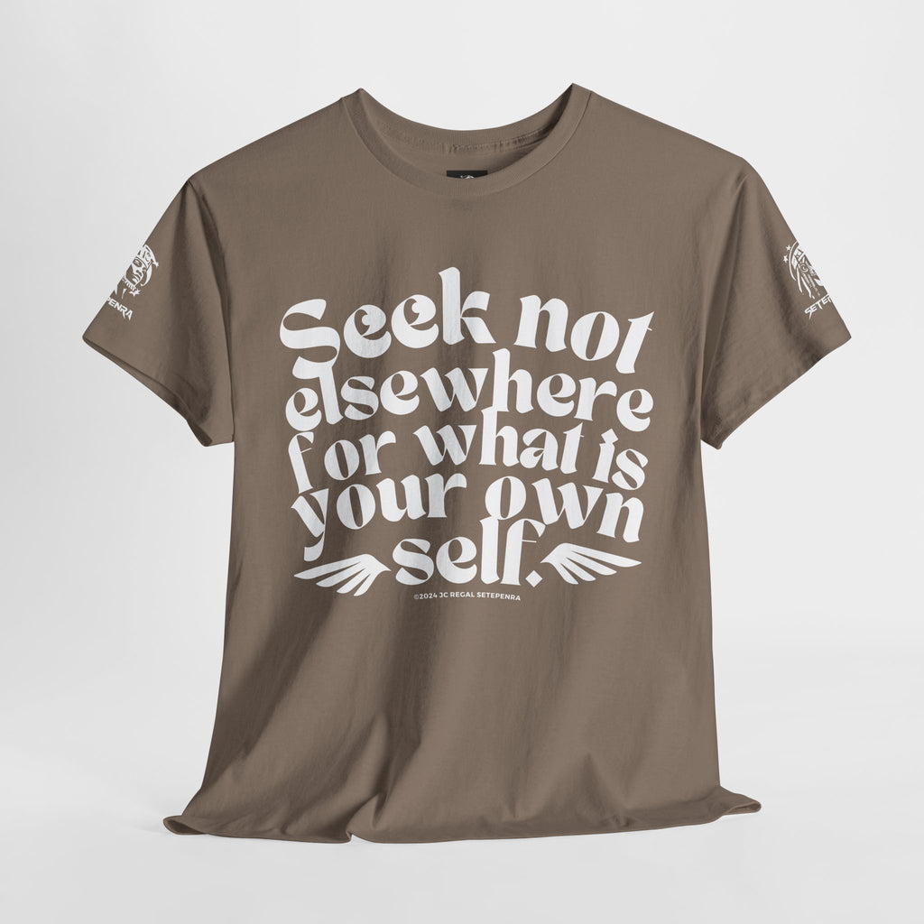 Seek Not Elsewhere Unisex Heavy Cotton Tee