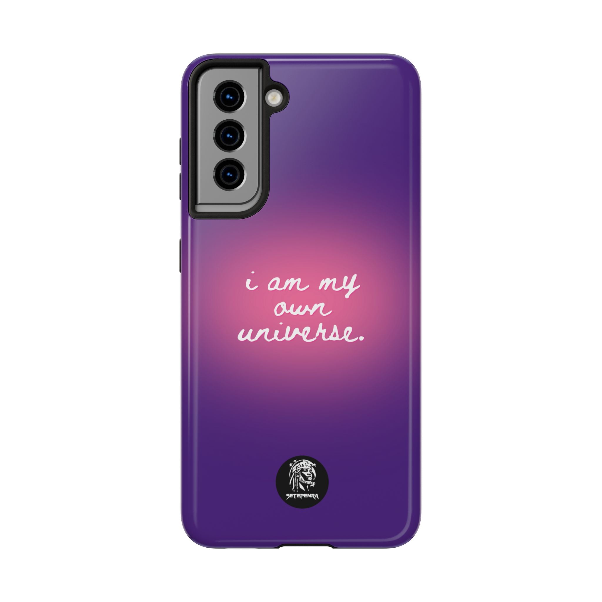 I Am My Own Universe Tough Phone Case (For iPhone, Galaxy & More) - Purple