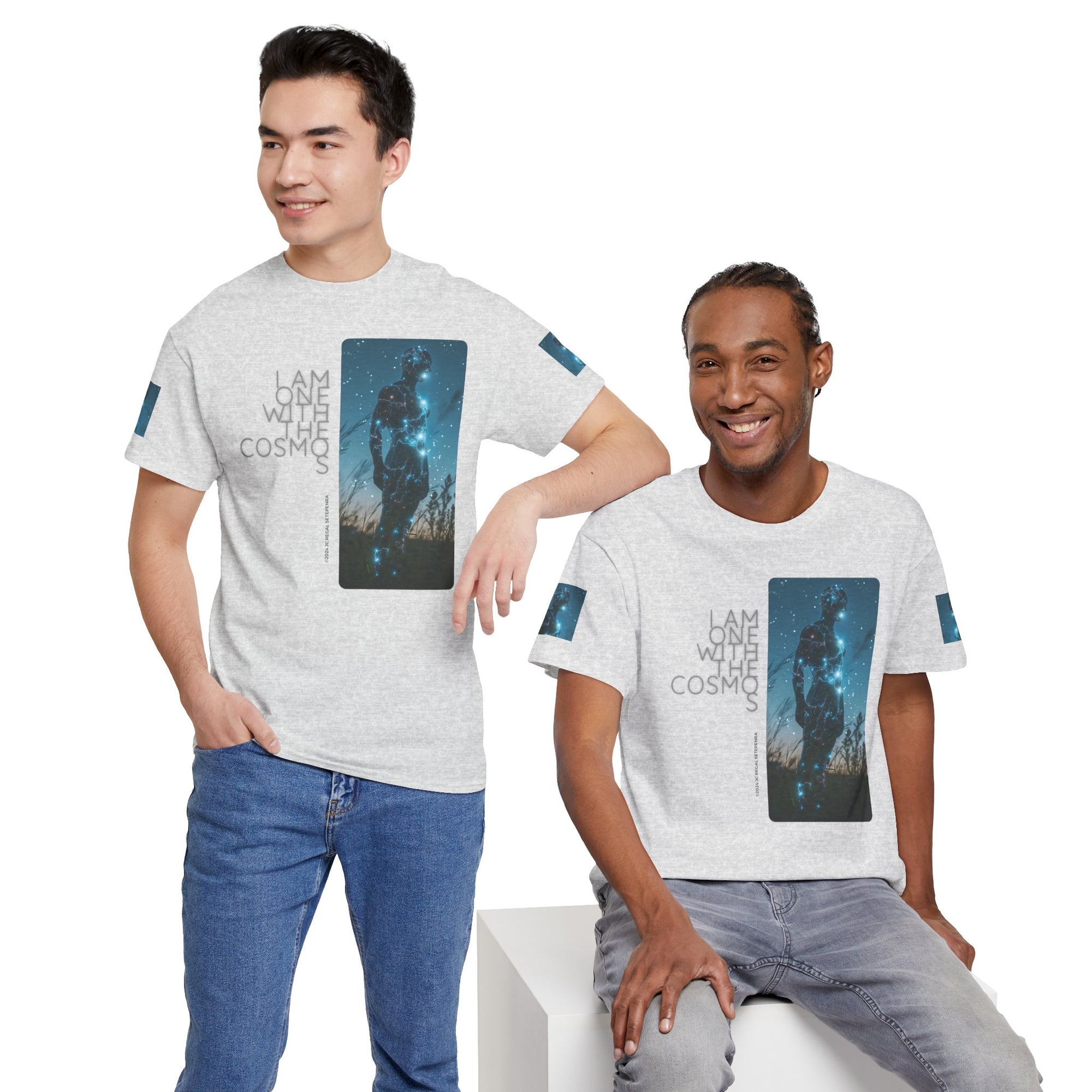 One With The Cosmos Unisex Heavy Cotton Tee