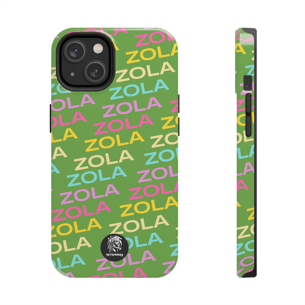 Zola Tough Phone Case (For iPhone, Galaxy & More) - Green SETEPENRA Phone Case.