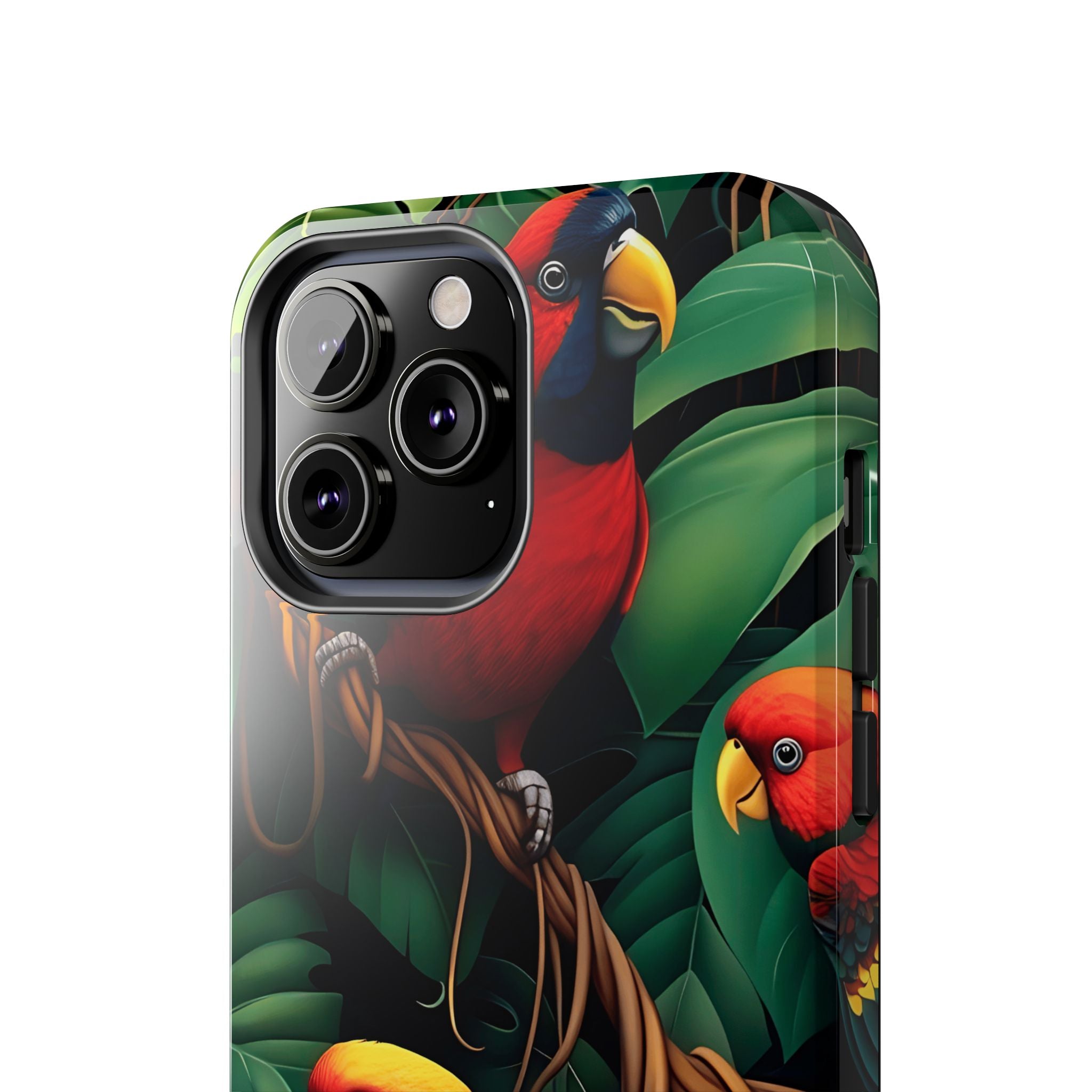 Tri-Parrot Tough Phone Case (For iPhone, Galaxy & More)