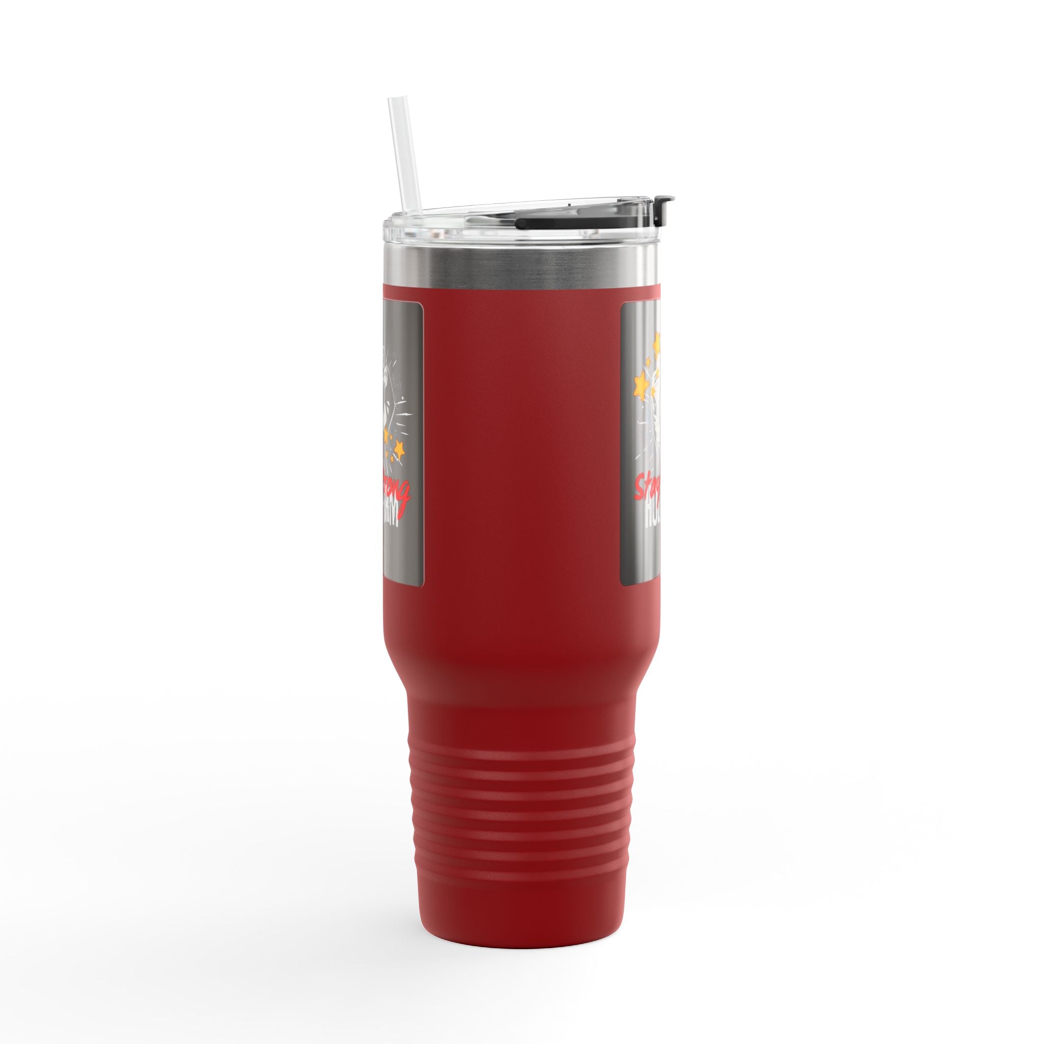 Stay Strong Hold Firm Insulated Travel Mug, 40oz