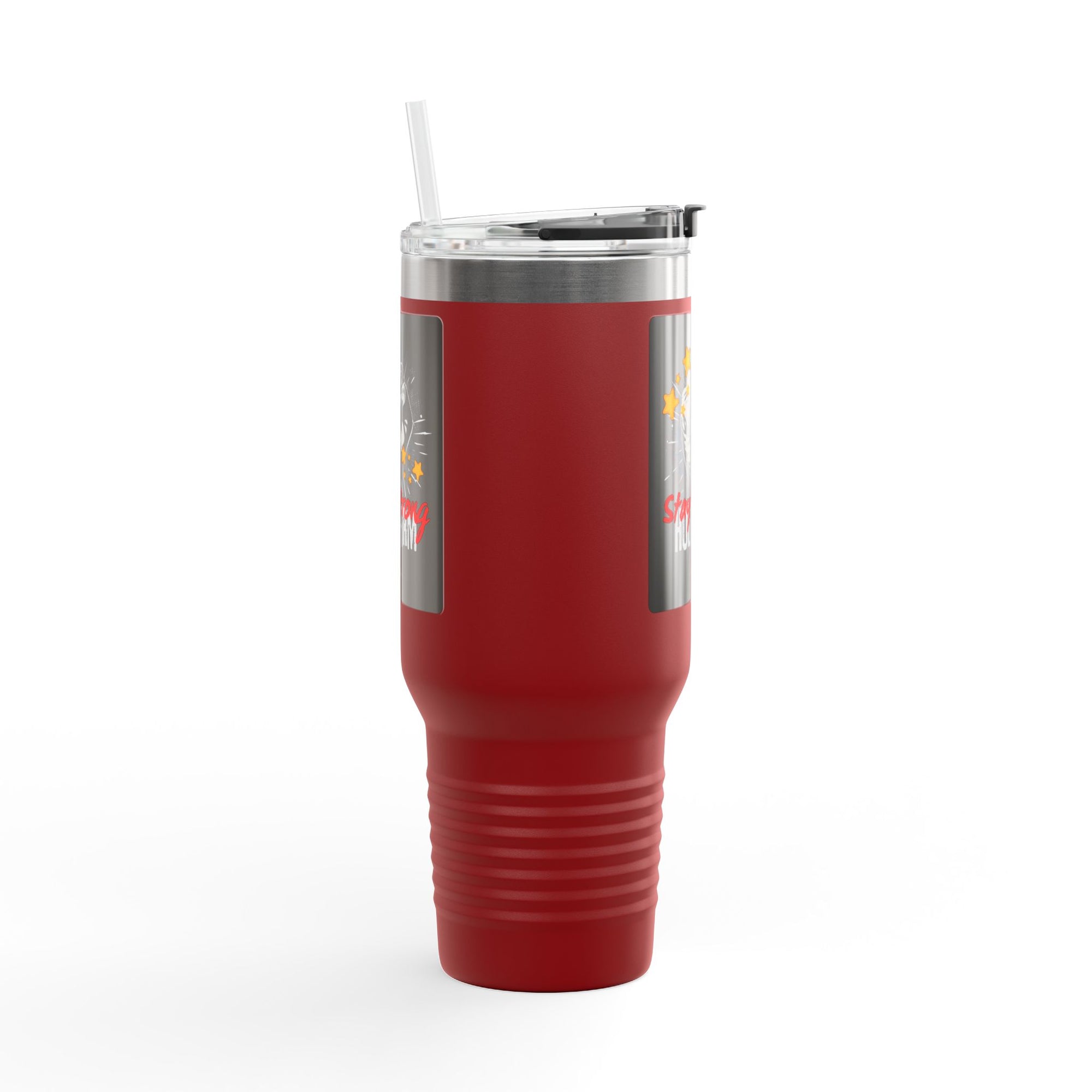 Stay Strong Hold Firm Insulated Travel Mug, 40oz