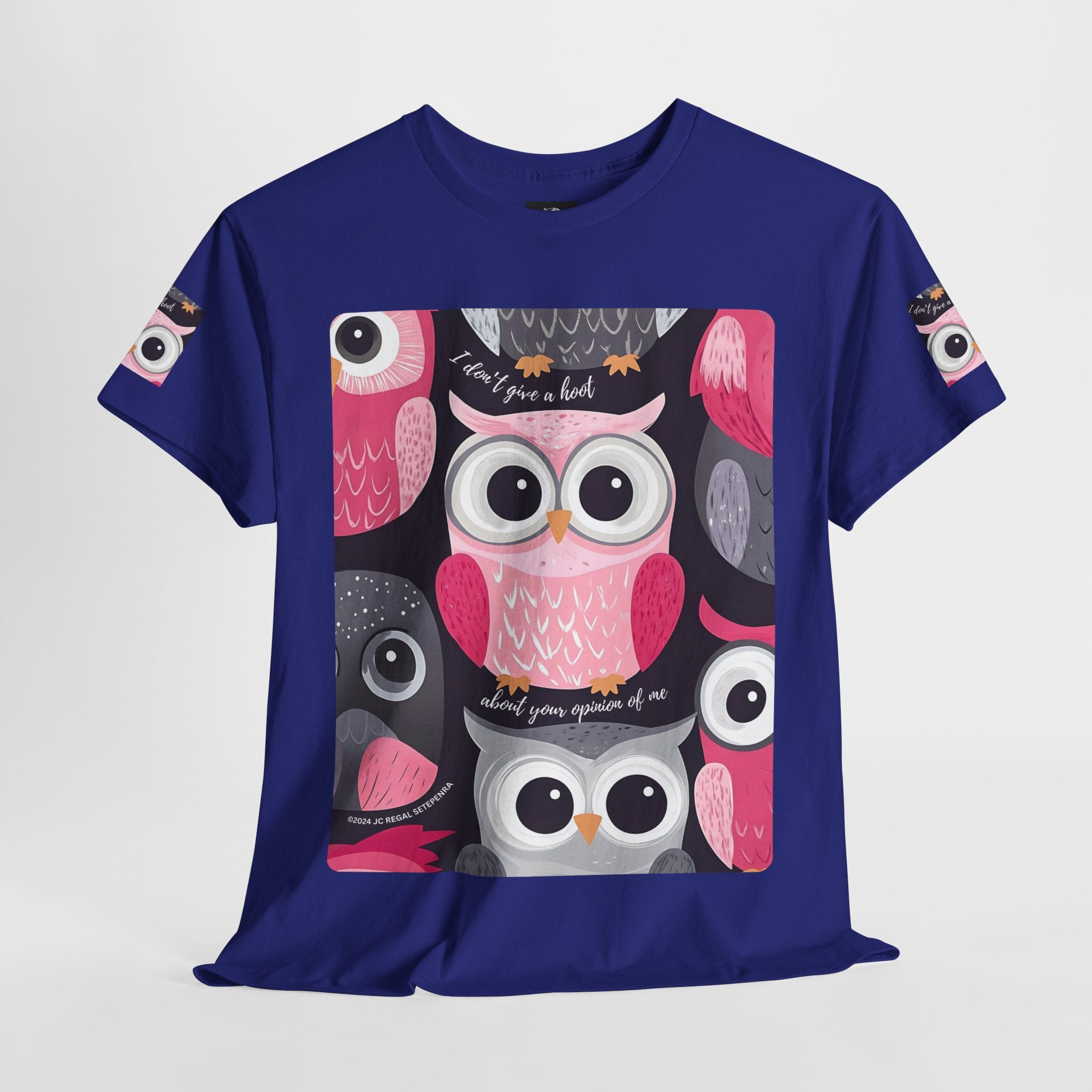 Don't Give A Hoot Unisex Heavy Cotton Tee