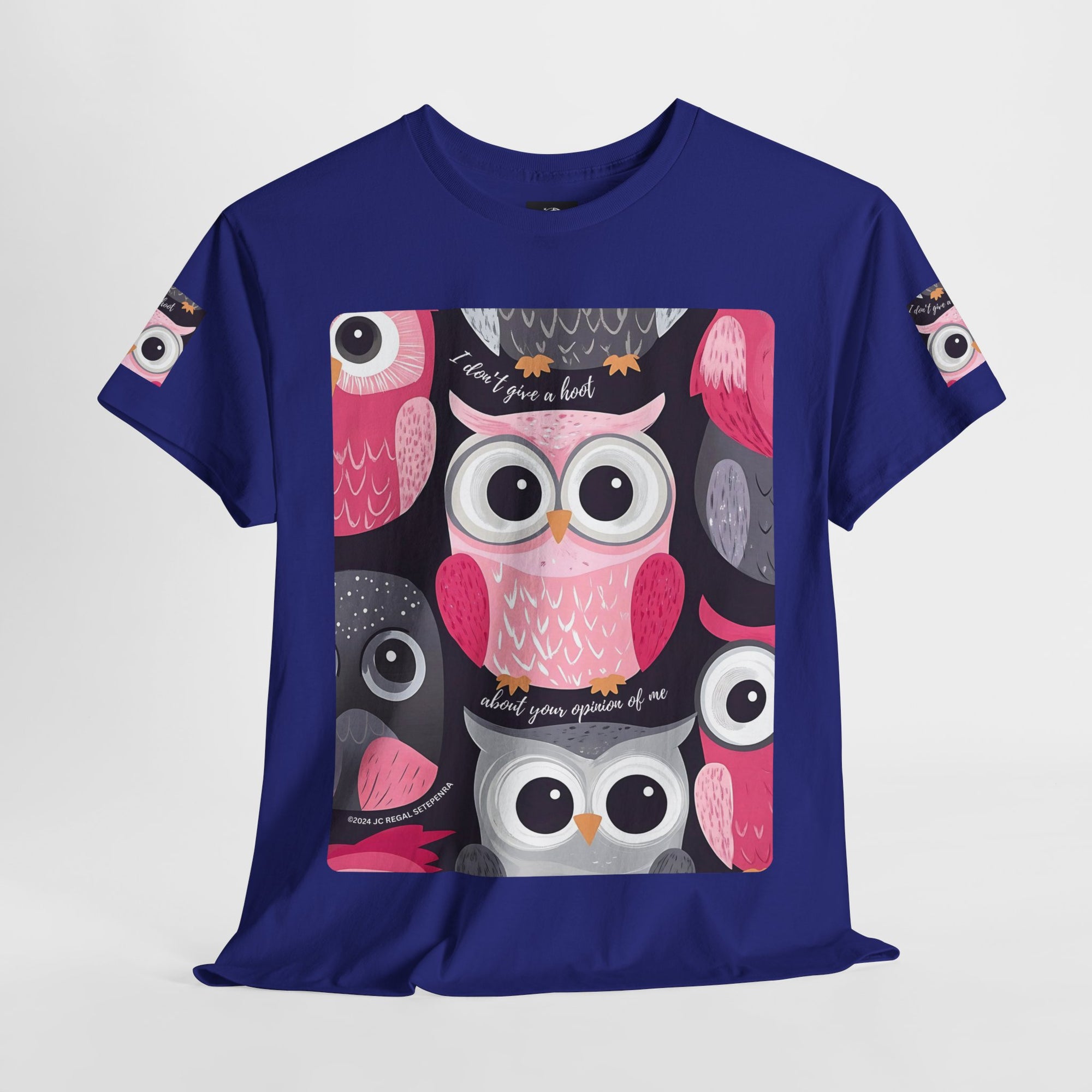 Don't Give A Hoot Unisex Heavy Cotton Tee