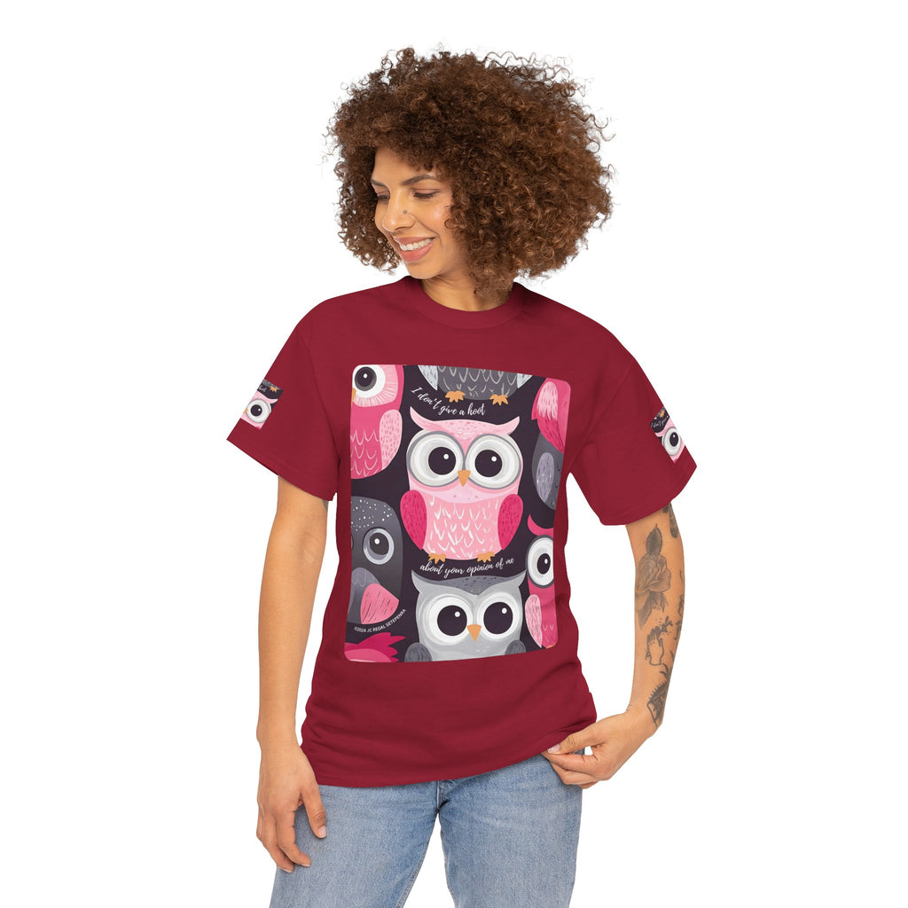 Don't Give A Hoot Unisex Heavy Cotton Tee