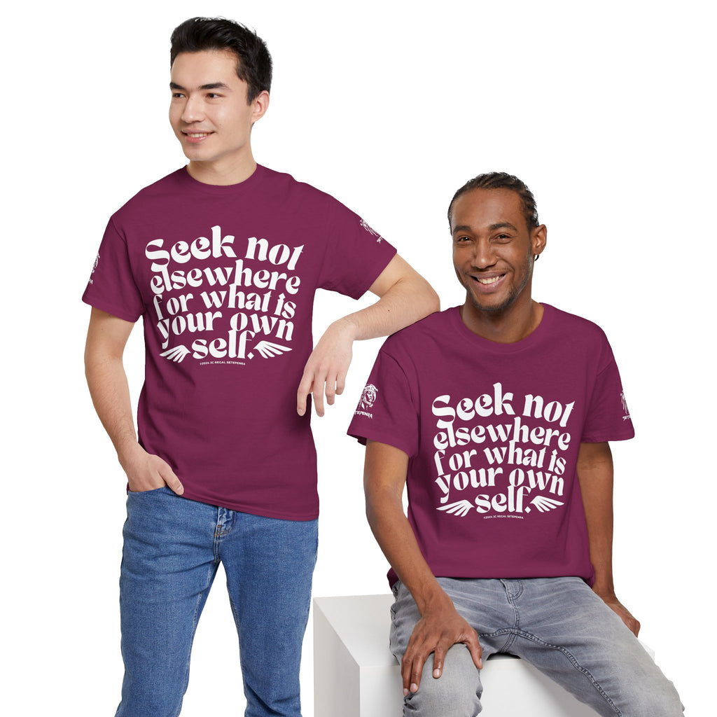 Seek Not Elsewhere Unisex Heavy Cotton Tee
