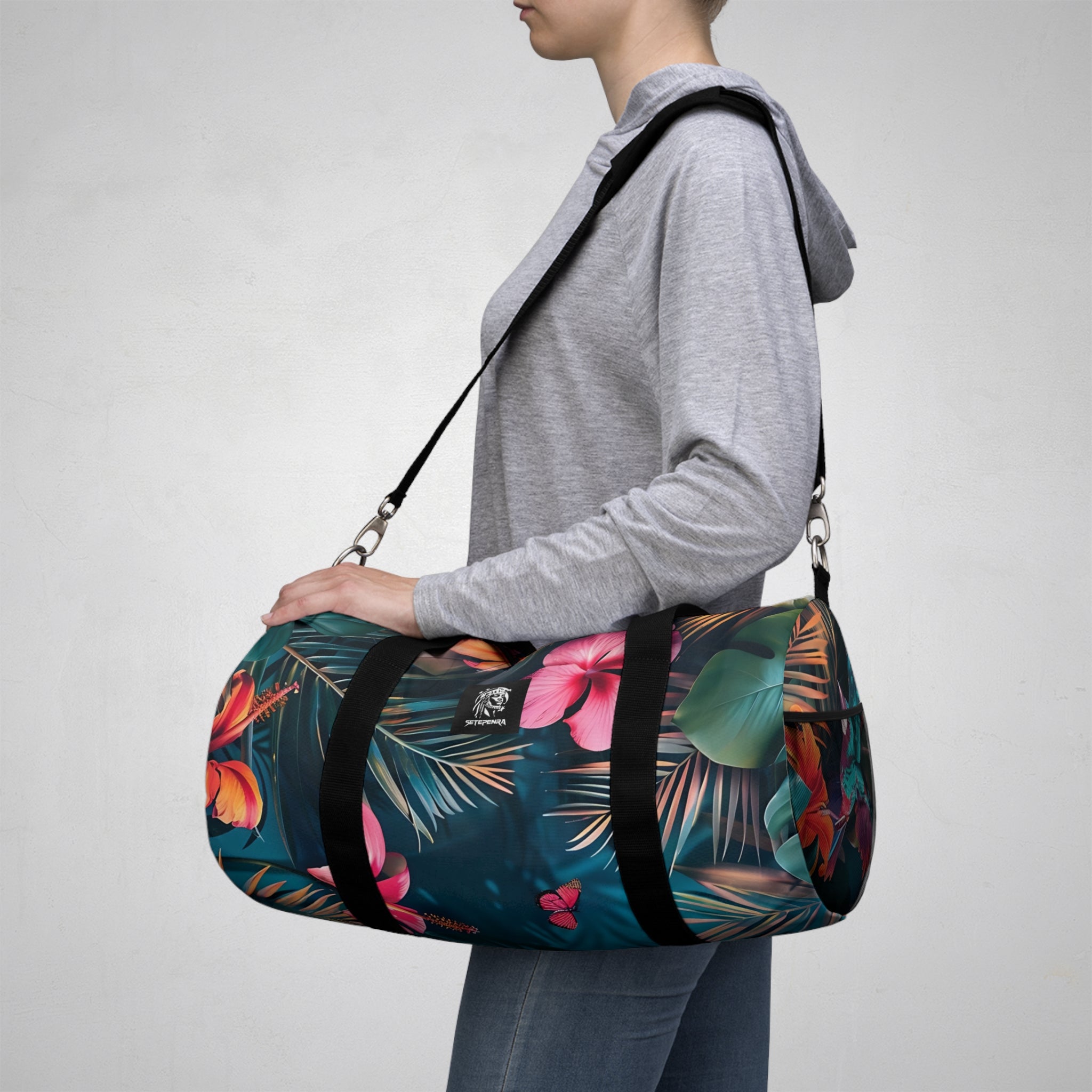 Tropican Retreat (Scene 4) Duffel Bag SETEPENRA Bags.