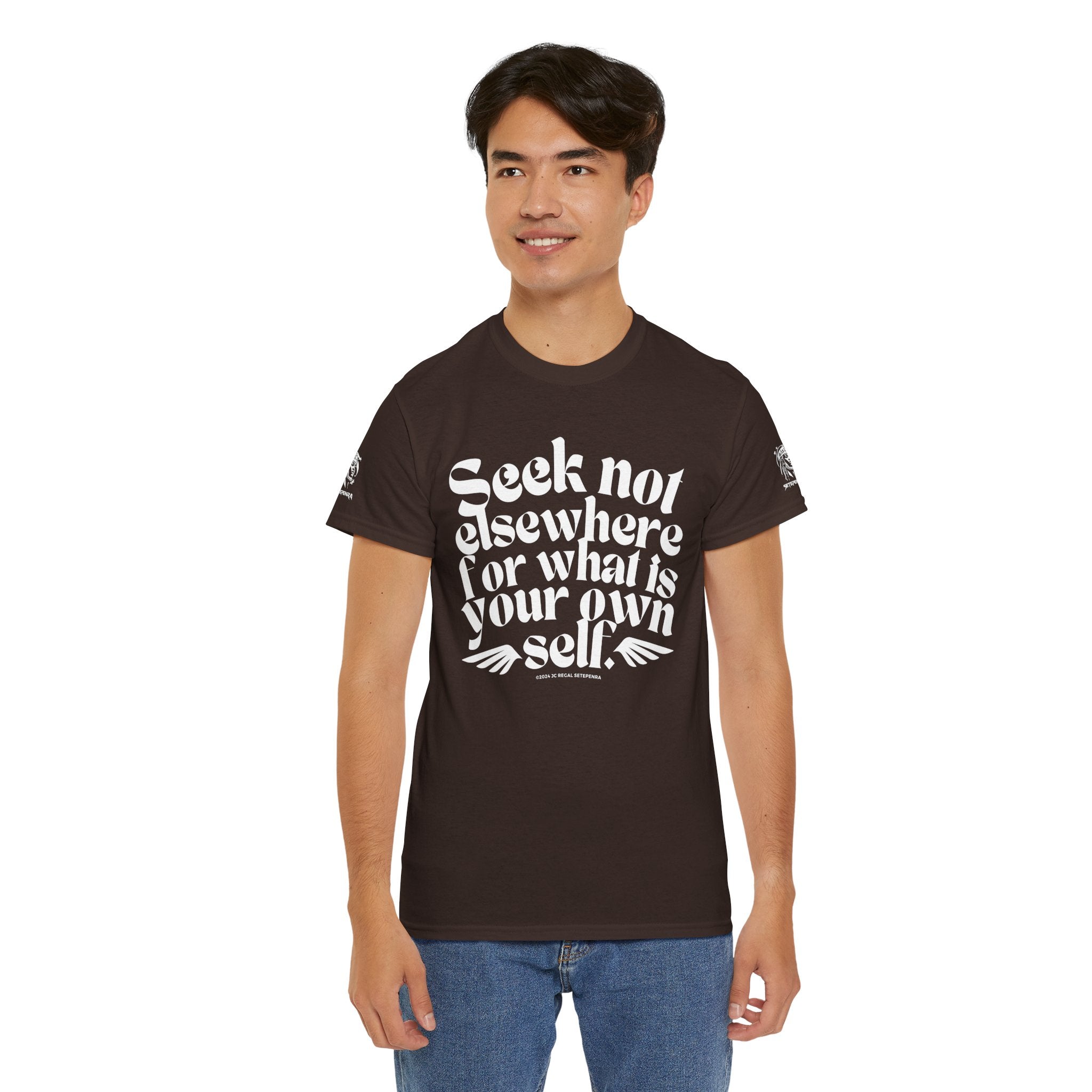 Seek Not Elsewhere Unisex Heavy Cotton Tee