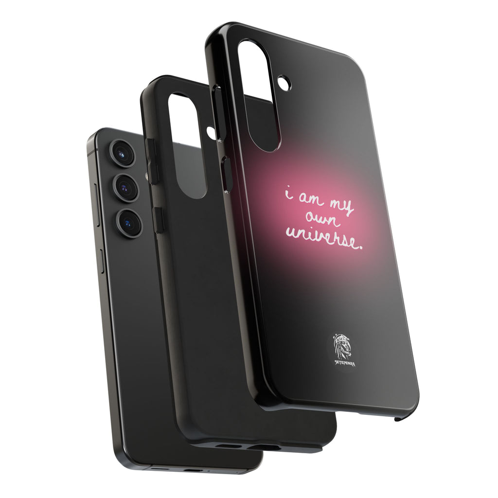 I Am My Own Universe Tough Phone Case (For iPhone, Galaxy & More) - Black