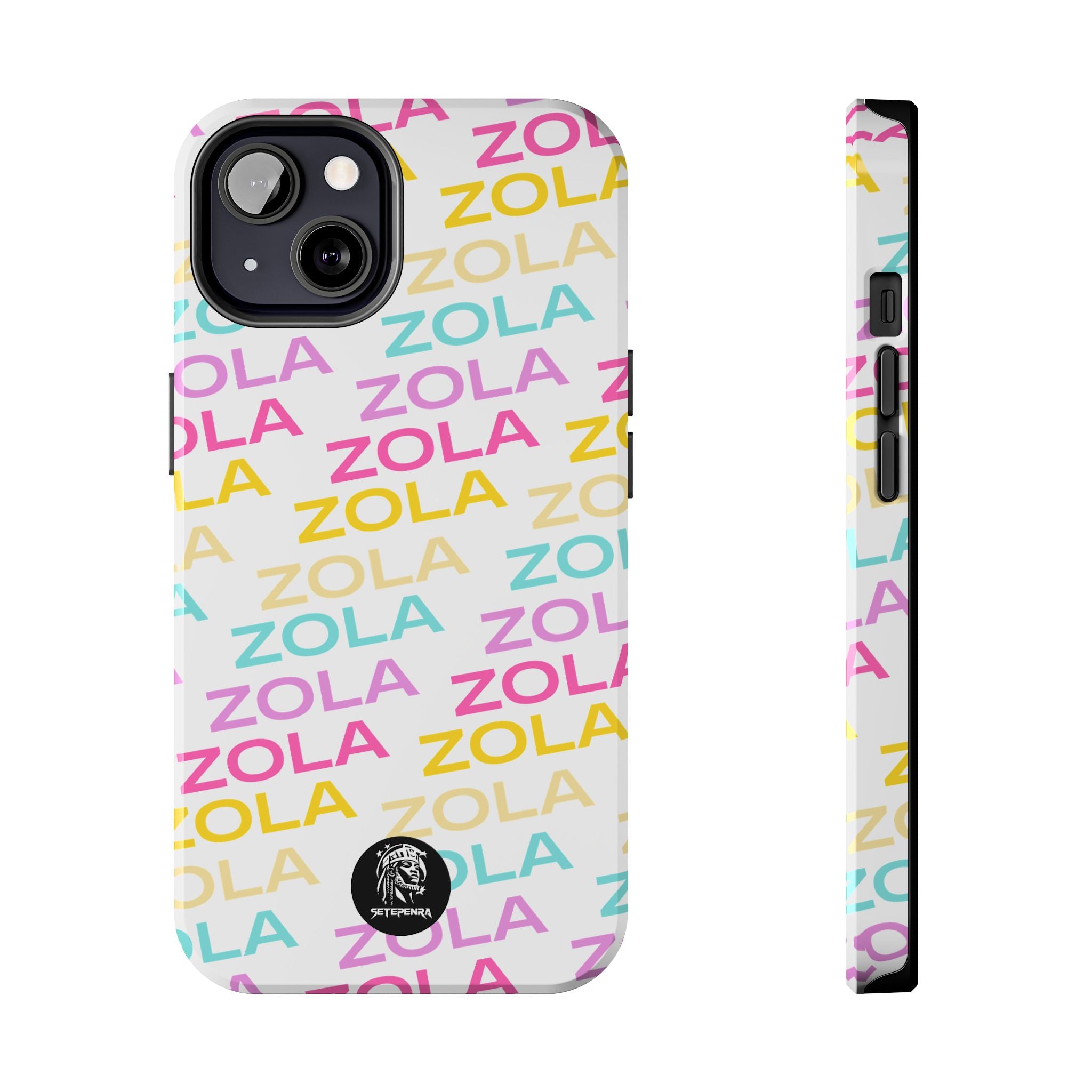 Zola Tough Phone Case (For iPhone, Galaxy & More) - White SETEPENRA Phone Case.