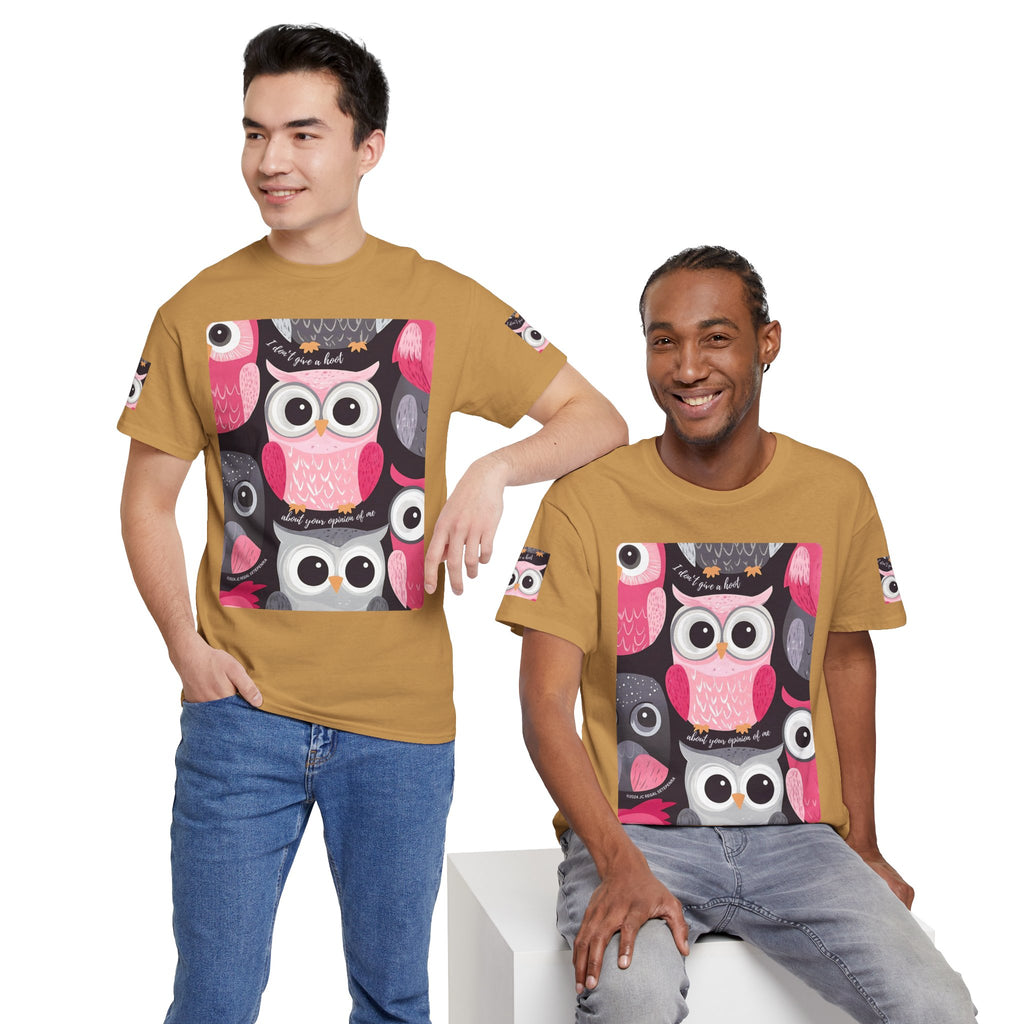 Don't Give A Hoot Unisex Heavy Cotton Tee