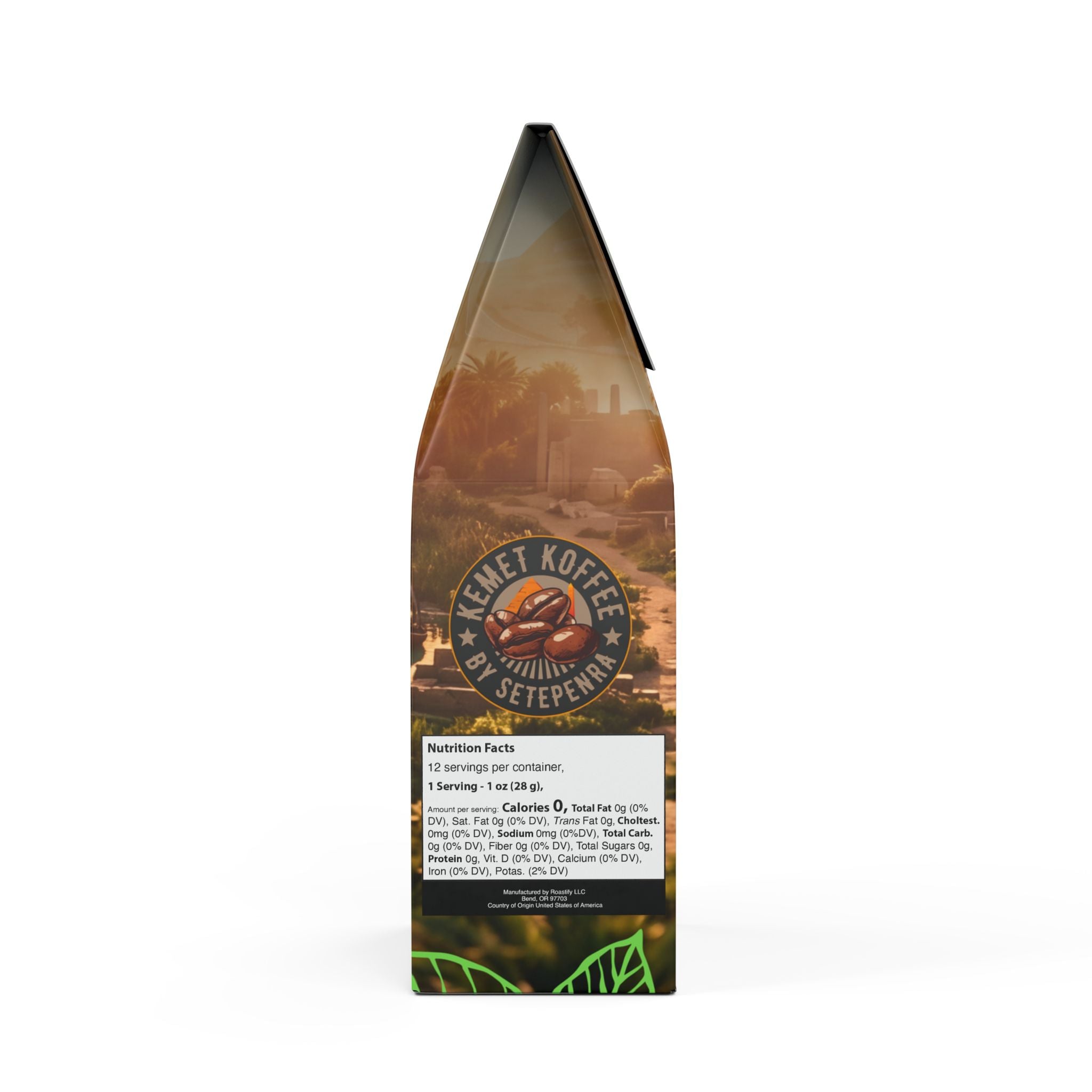 Kemet Koffee By Setepenra Medium Roast Decaf Coffee Blend
