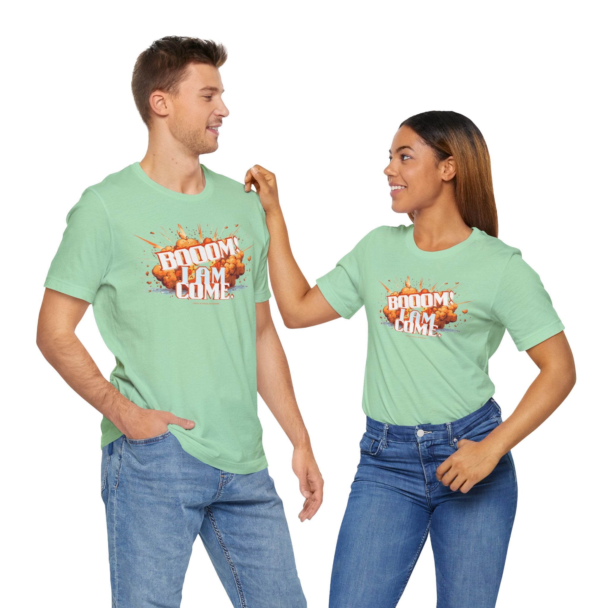 BOOOM! I AM COME Unisex Jersey Short Sleeve Tee