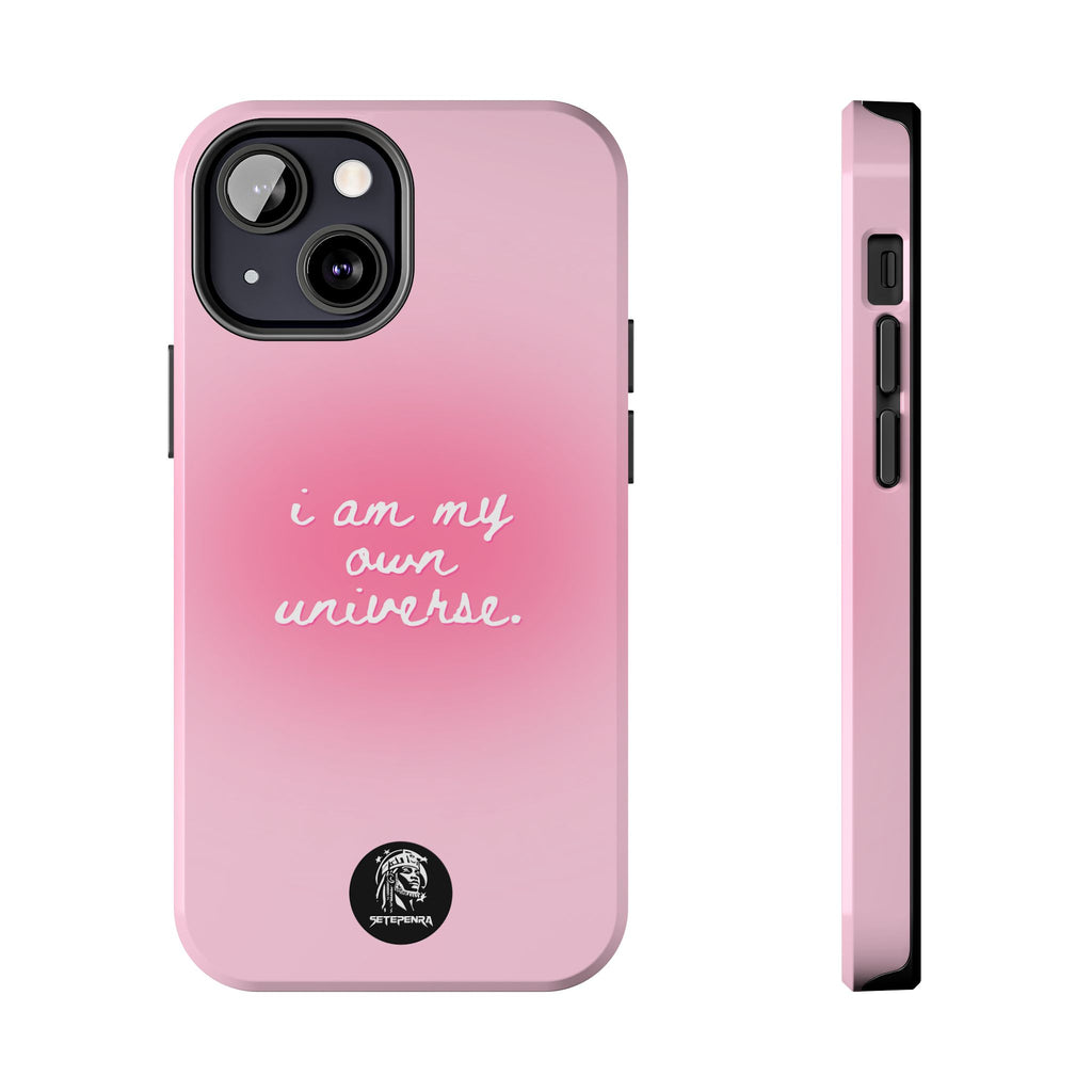 I Am My Own Universe Tough Phone Case (For iPhone, Galaxy & More) - Light Pink SETEPENRA Phone Case.