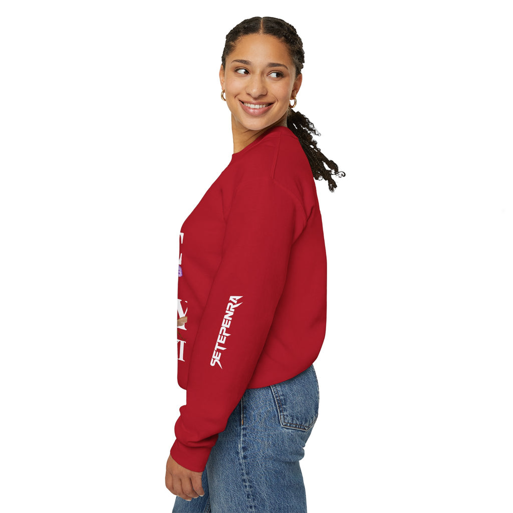 Channel It Unisex Heavy Blend™ Crewneck Sweatshirt (White Print)