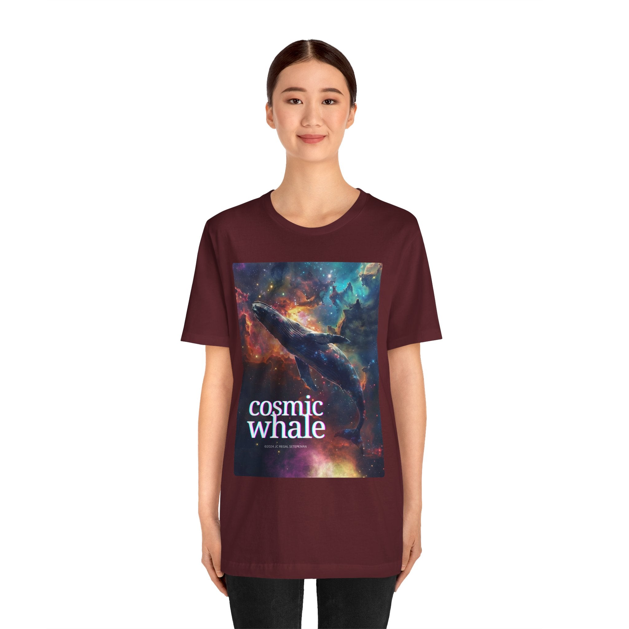 Cosmic Whale Unisex Jersey Short Sleeve Tee