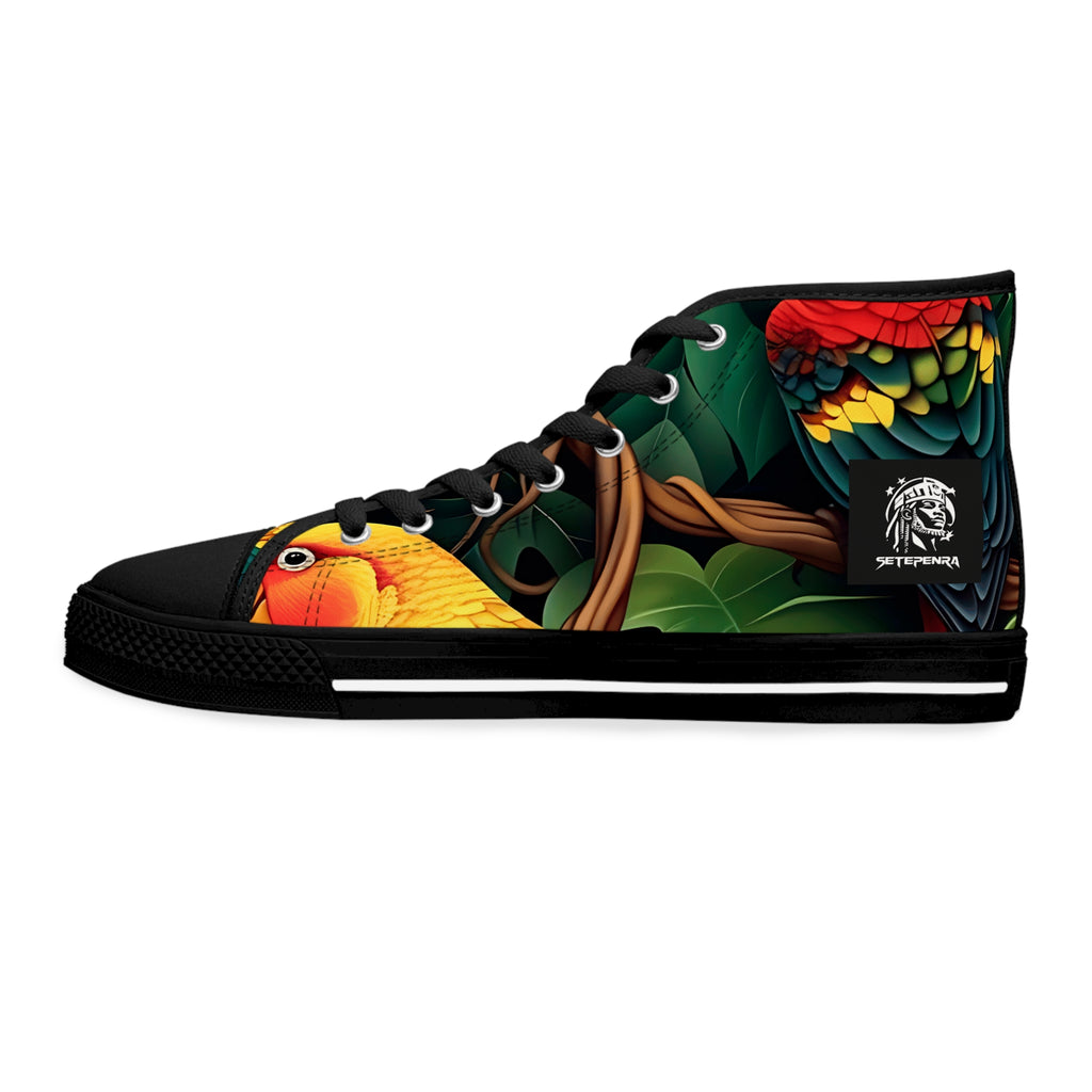 Tri-Parrot Women's High Top Sneakers SETEPENRA Shoes.