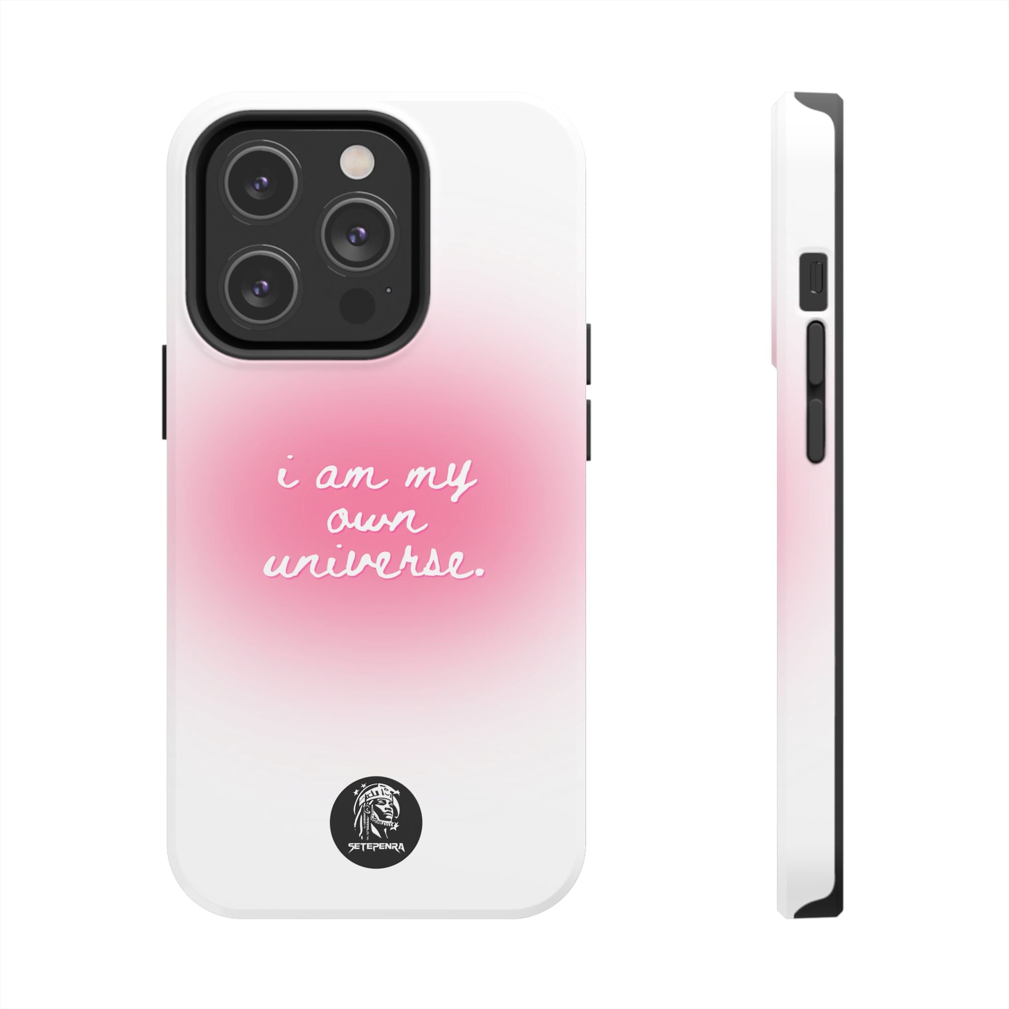 I Am My Own Universe Tough Phone Case (For iPhone, Galaxy & More) - White SETEPENRA Phone Case.
