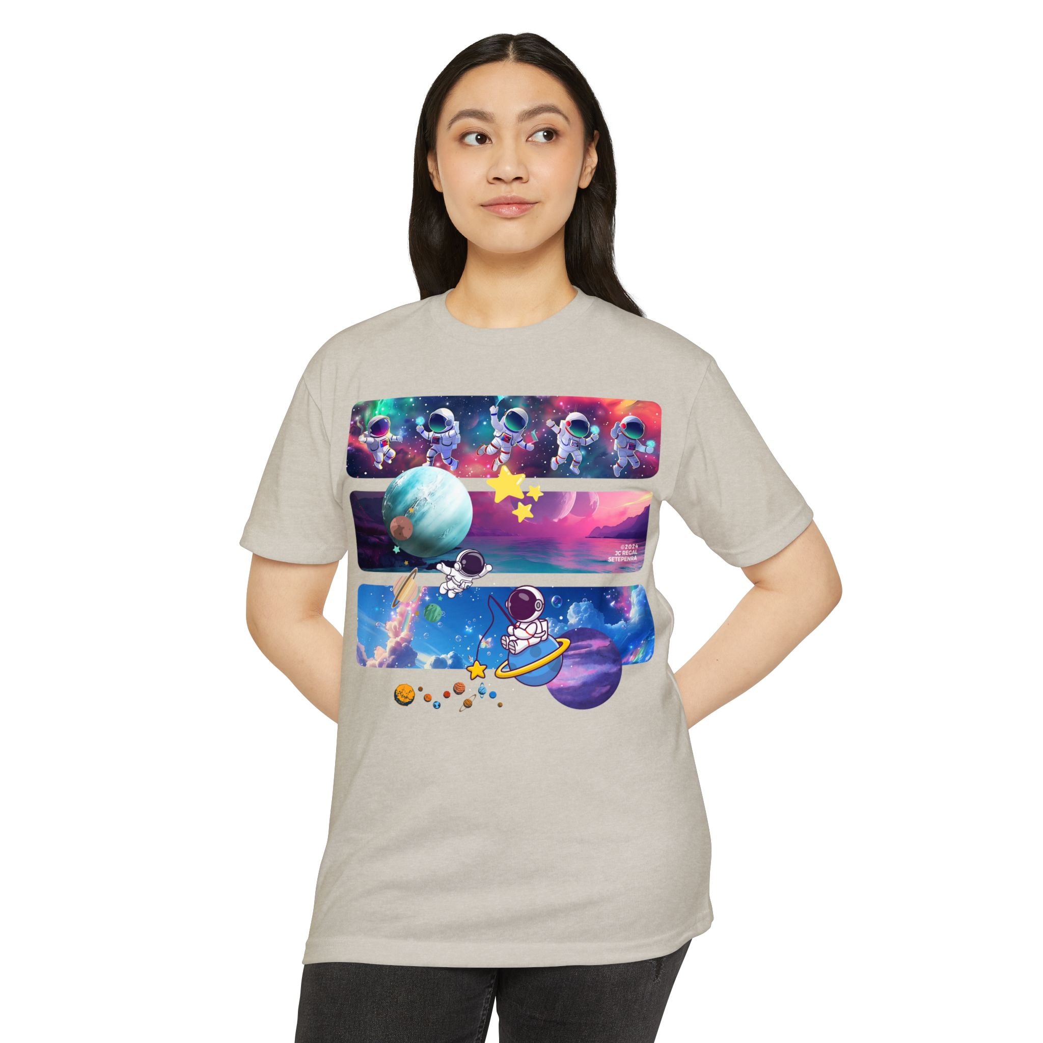 Astro Cosmo Unisex CVC Jersey T-shirt