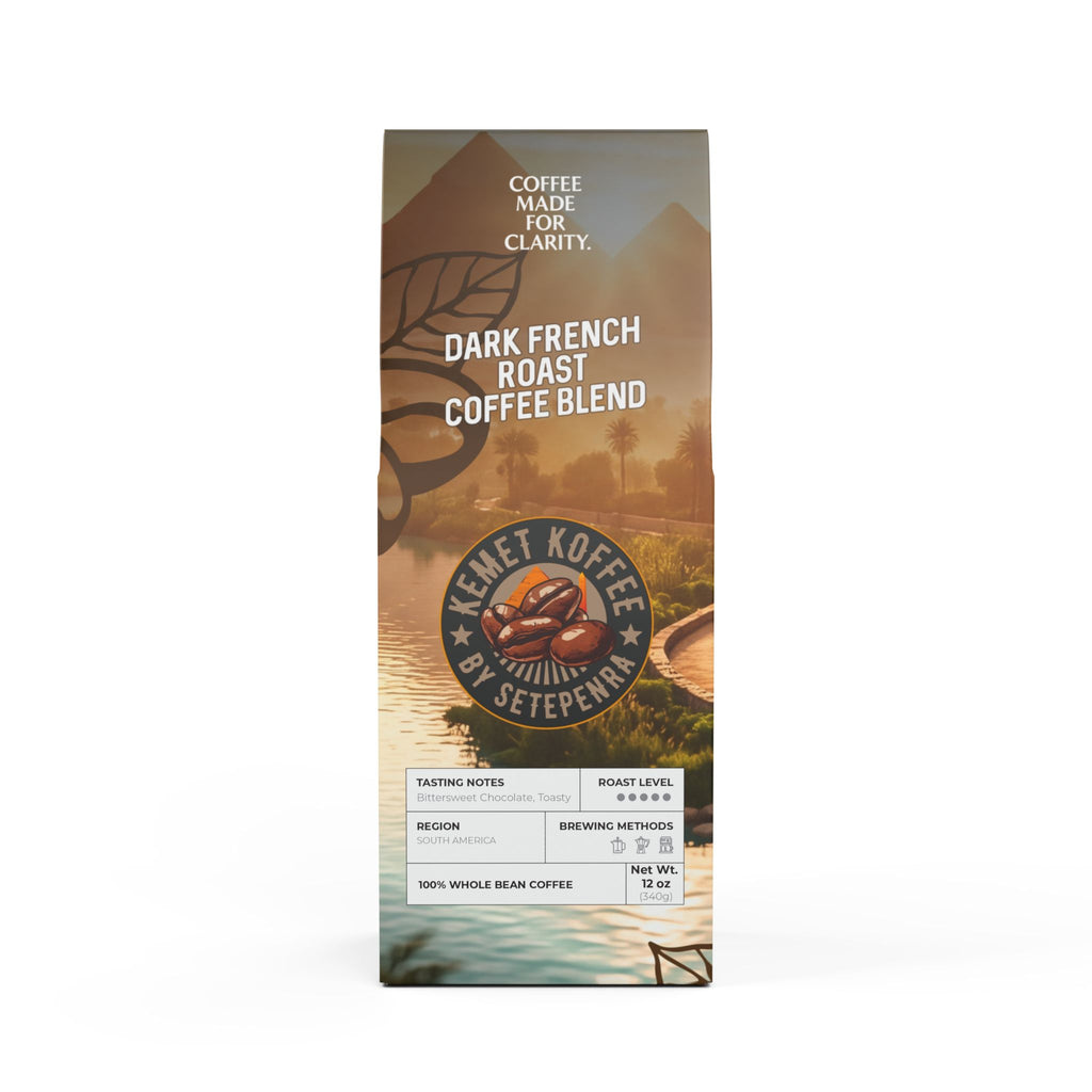 Kemet Koffee By Setepenra Dark French Roast Coffee Blend