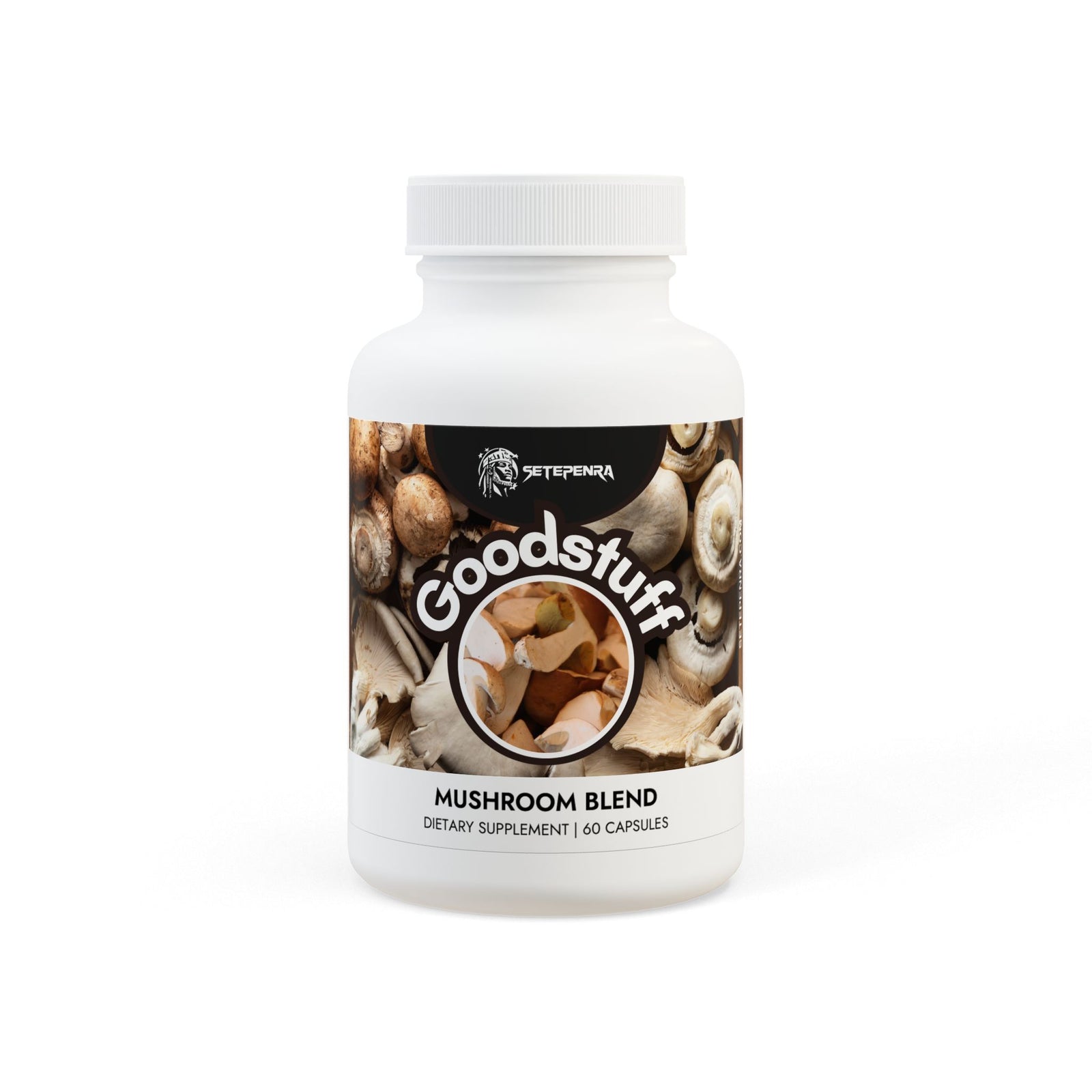 SETEPENRA Goodstuff Mushroom Blend Supplement (60 Capsules) SETEPENRA Food Supplements.