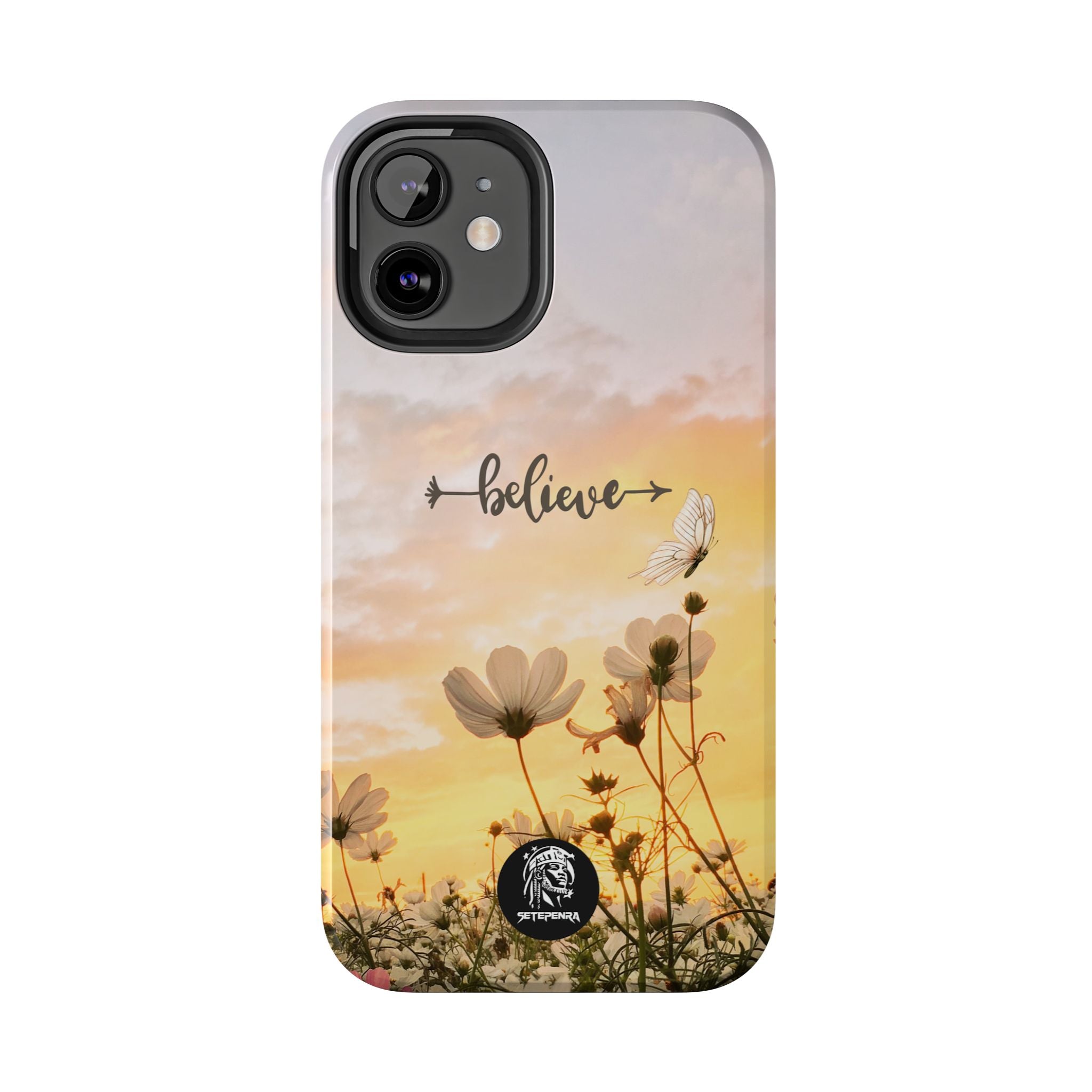 Believe Tough Phone Case (For iPhone, Galaxy & More) - Aesthetic Flower