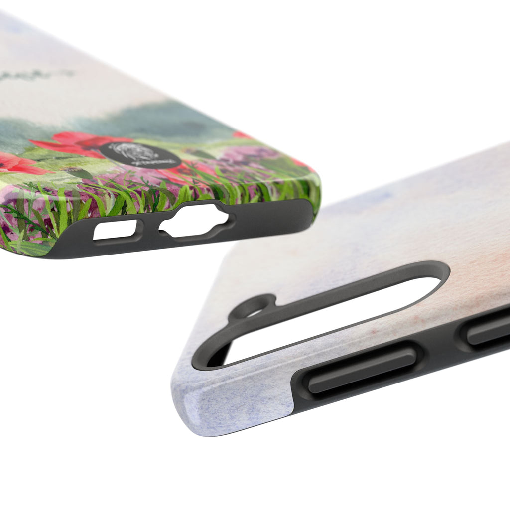 Believe Tough Phone Case (For iPhone, Galaxy & More) - Watercolor Flower