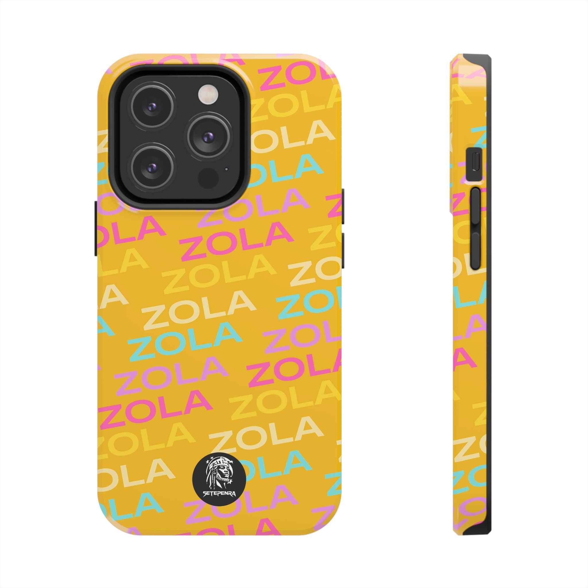 Zola Tough Phone Case (For iPhone, Galaxy & More) - Yellow SETEPENRA Phone Case.