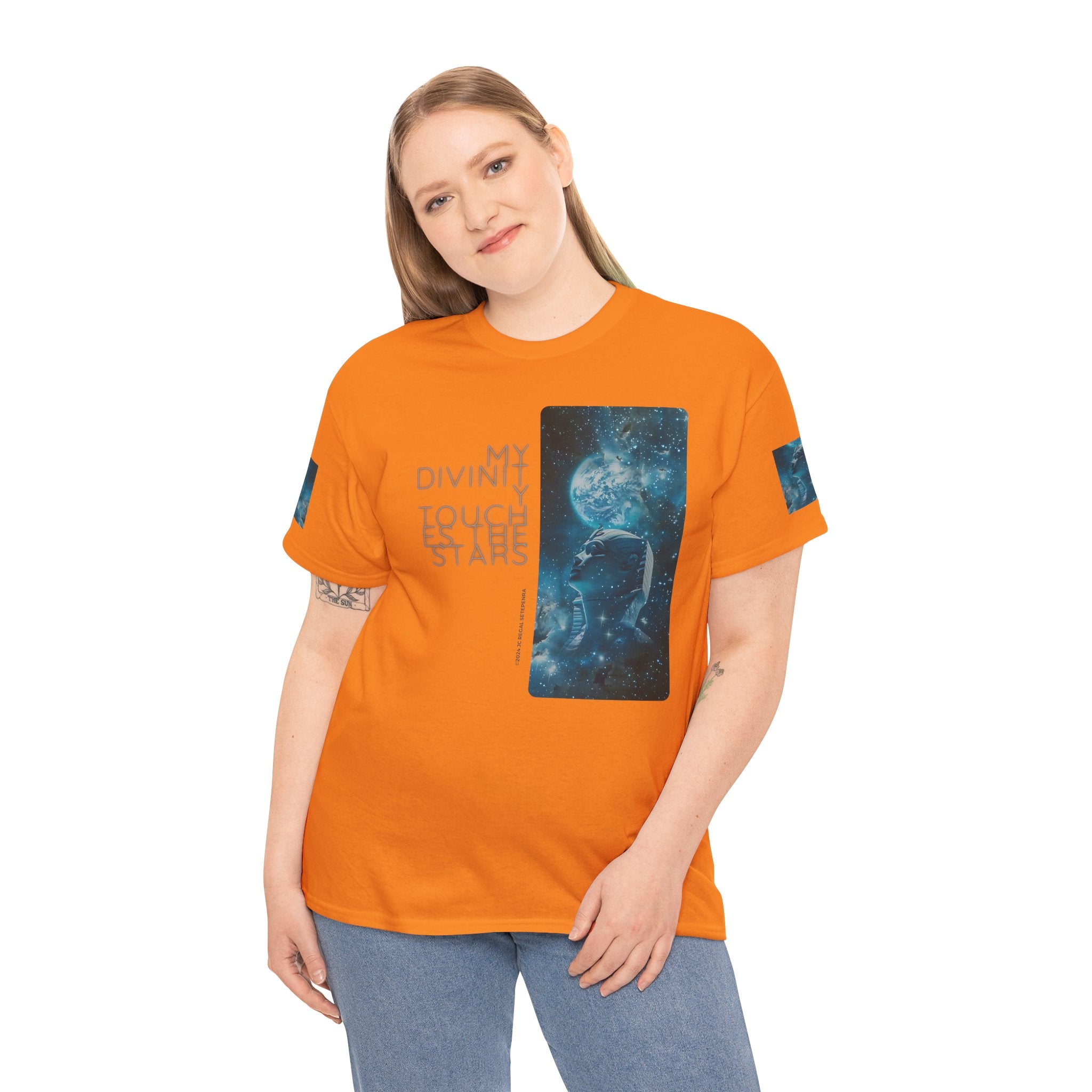 My Divinity Touches The Stars Unisex Heavy Cotton Tee