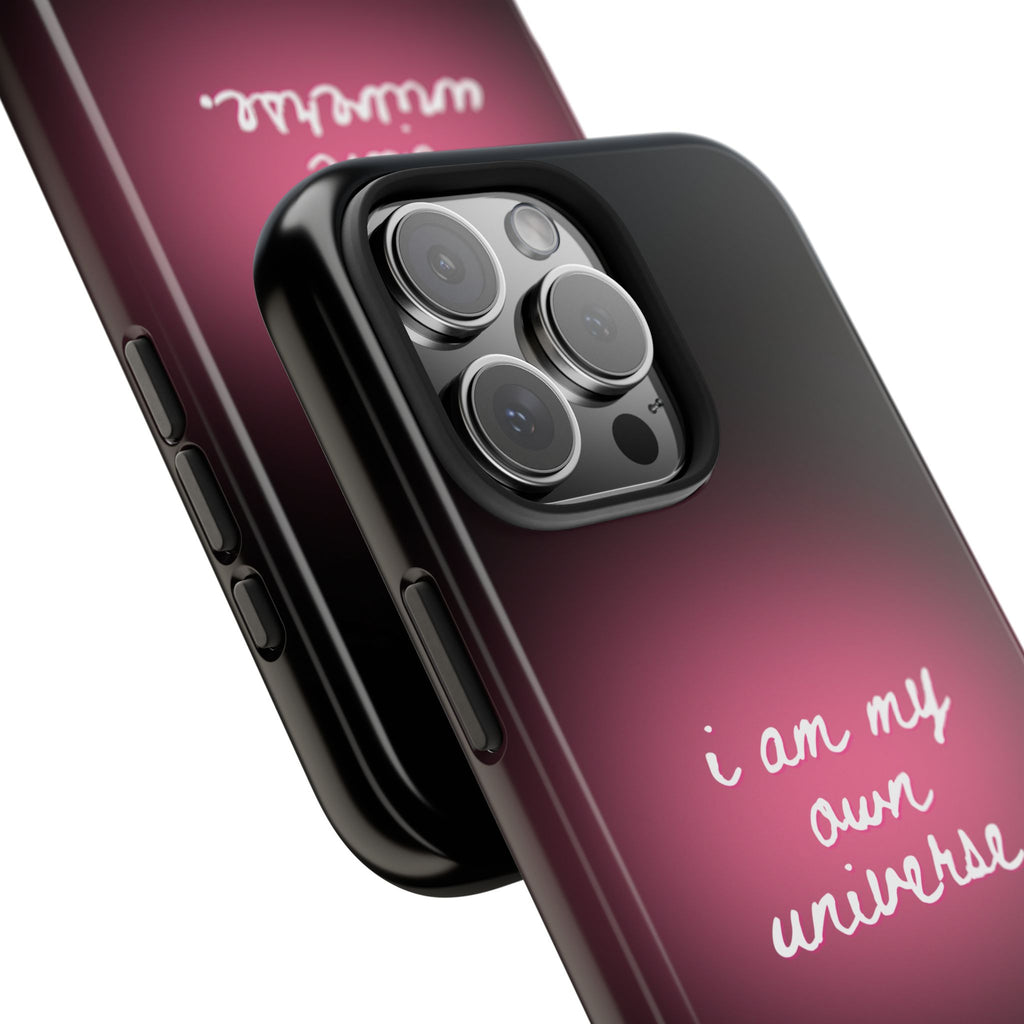 I Am My Own Universe Tough Phone Case (For iPhone, Galaxy & More) - Black