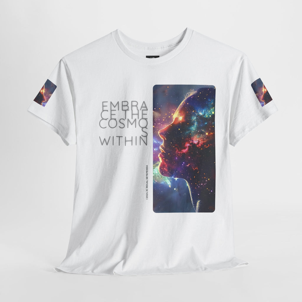 Embrace The Cosmos Within Unisex Heavy Cotton Tee
