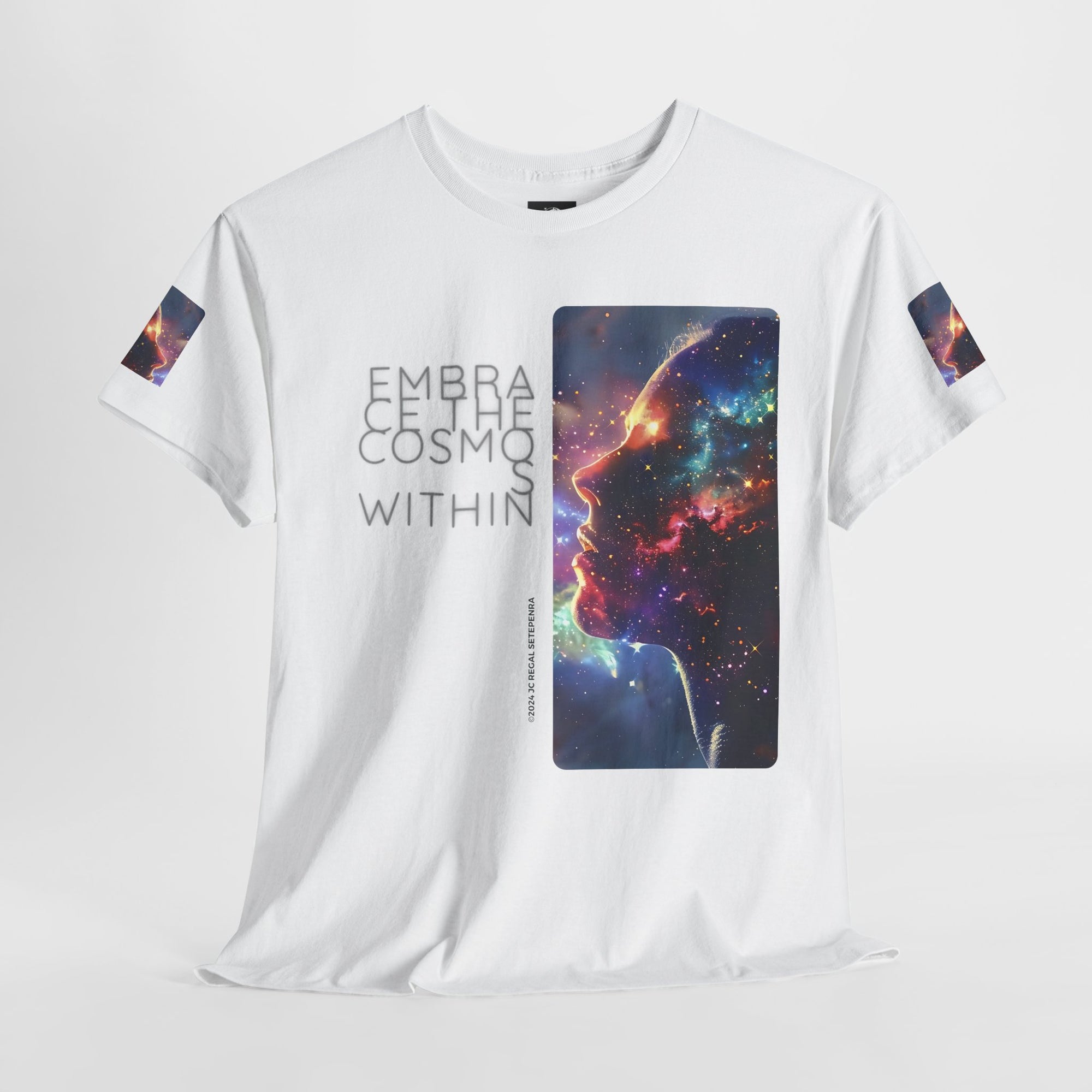 Embrace The Cosmos Within Unisex Heavy Cotton Tee