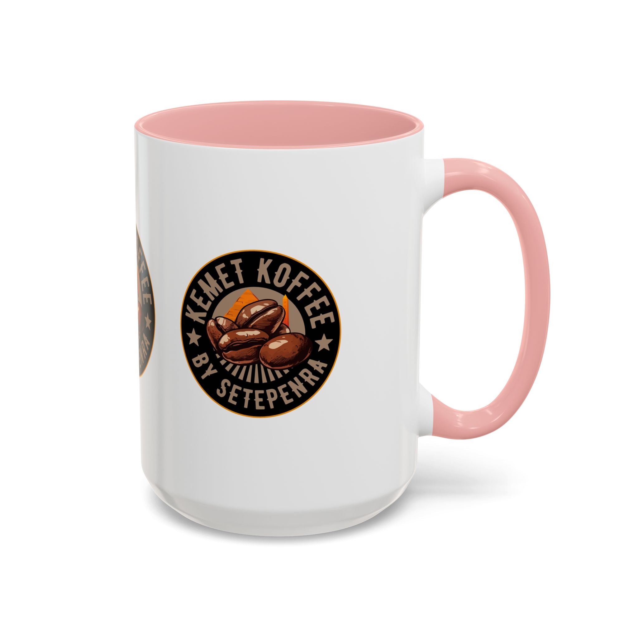 Kemet Koffee By Setepenra Accent Coffee Mug, 11oz, 15oz (Various Colors)