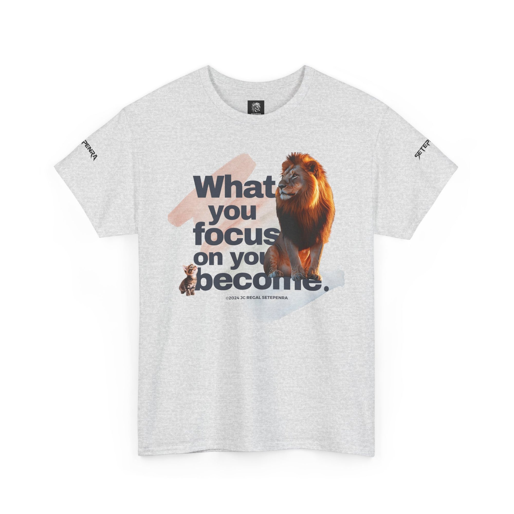 What You Focus On You Become Unisex Heavy Cotton Tee