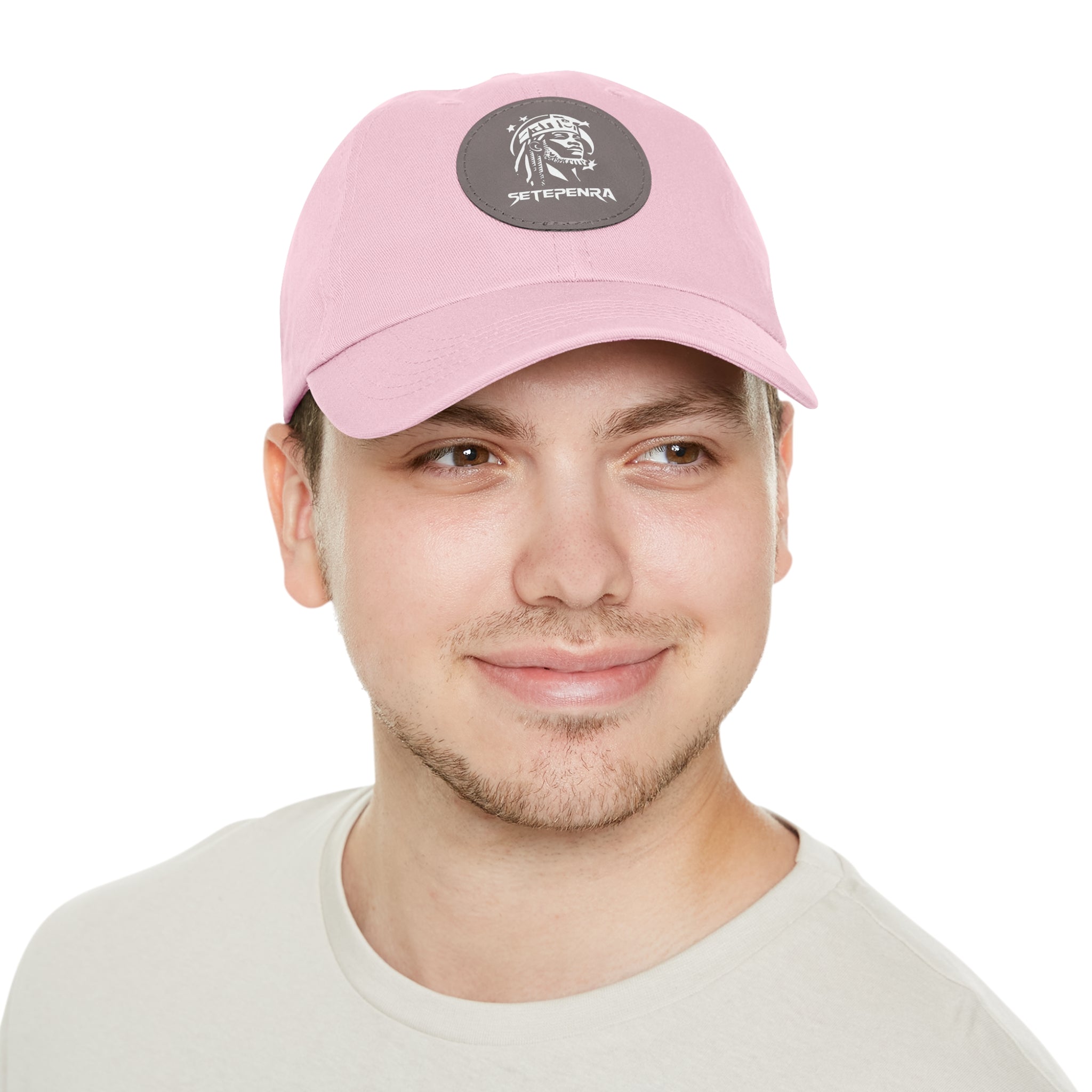 SETEPENRA Dad Hat with Leather Patch (Round)